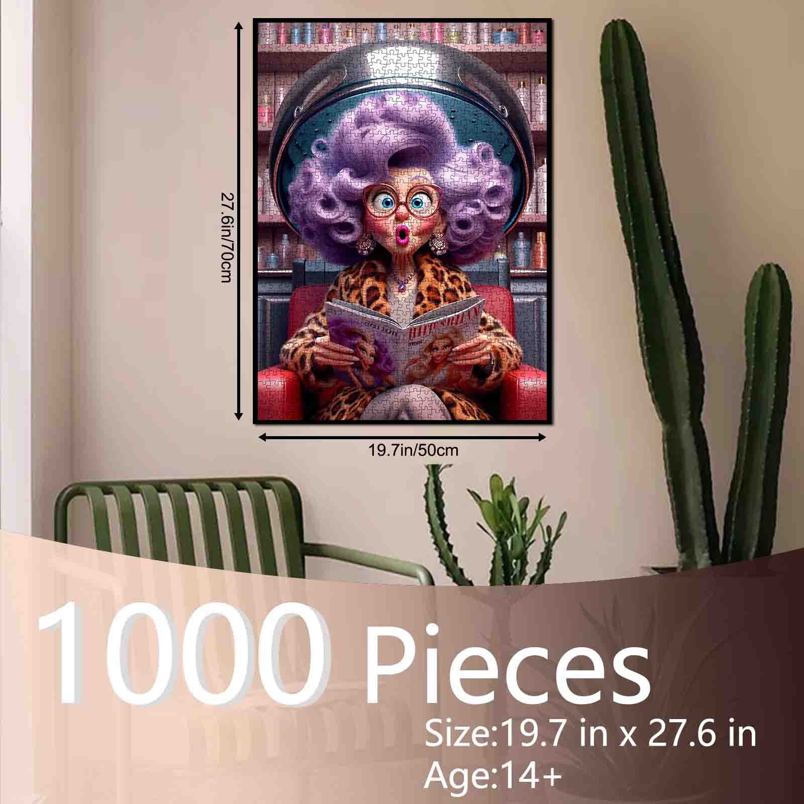 tucocoo-purple-hair-salon-surprise-puzzle-1000-teile-retro image 5