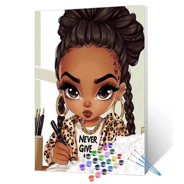 tucocoo-paint-by-numbers-confident-study-girl-malen-nach-zahlen-40x50 image 1
