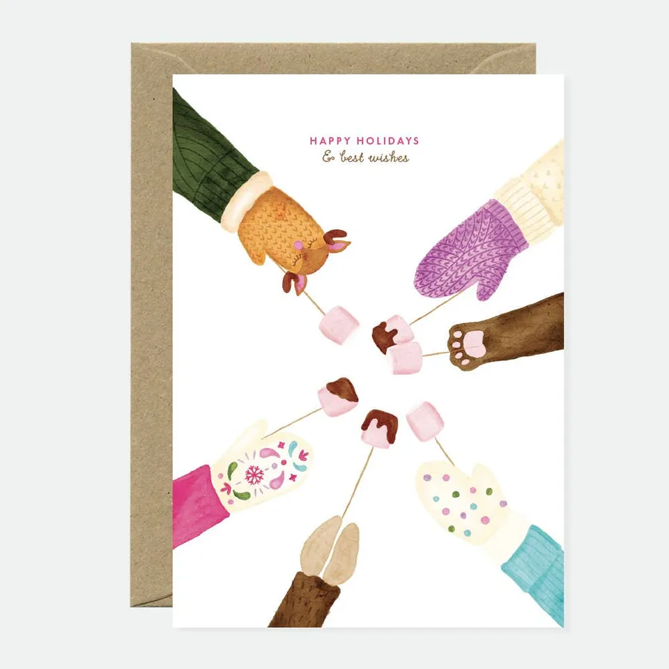 all-the-ways-to-say-marshmallow-weihnachtskarte-a6 image 1
