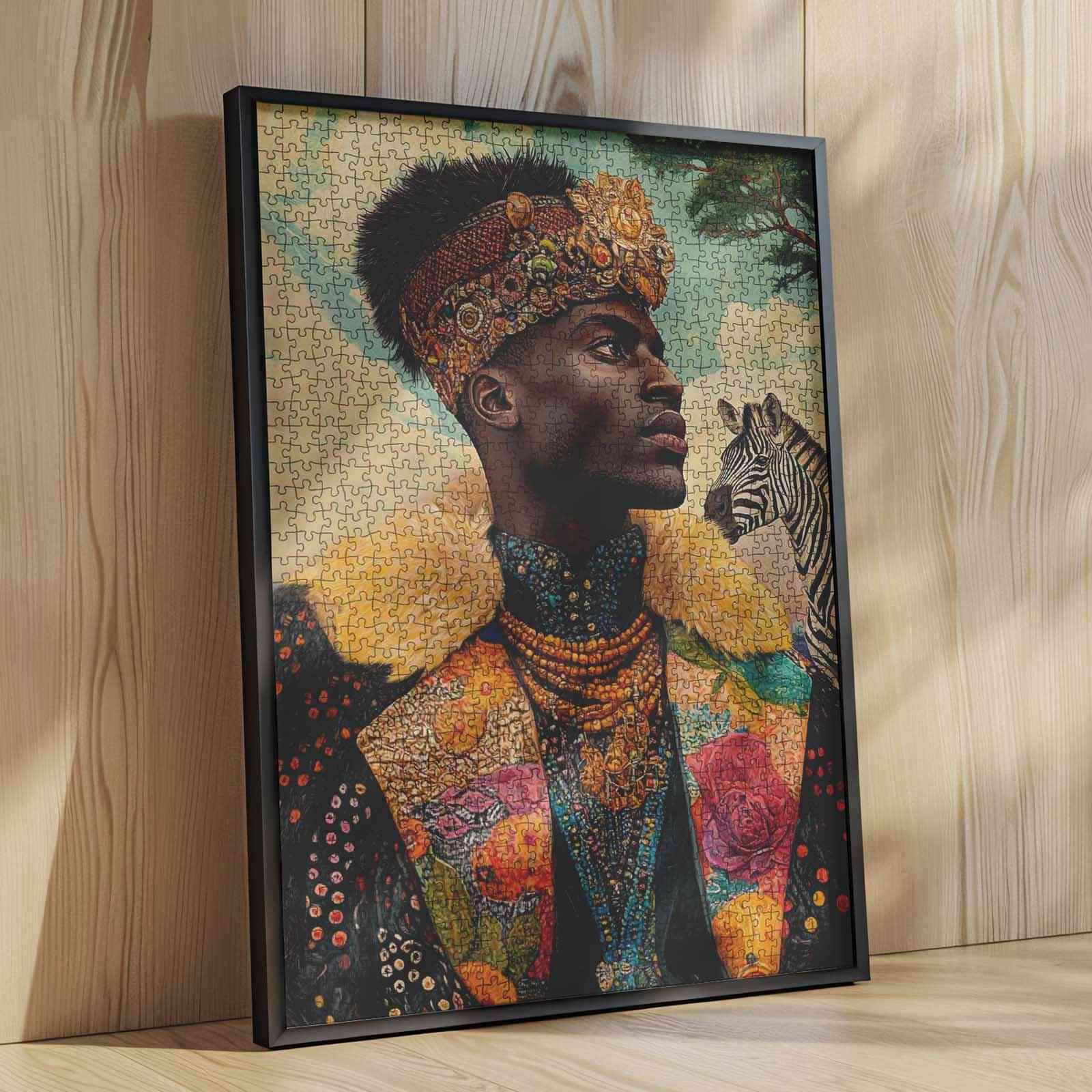 tucocoo-royal-king-with-zebra-puzzle-1000-teile-krone image 4