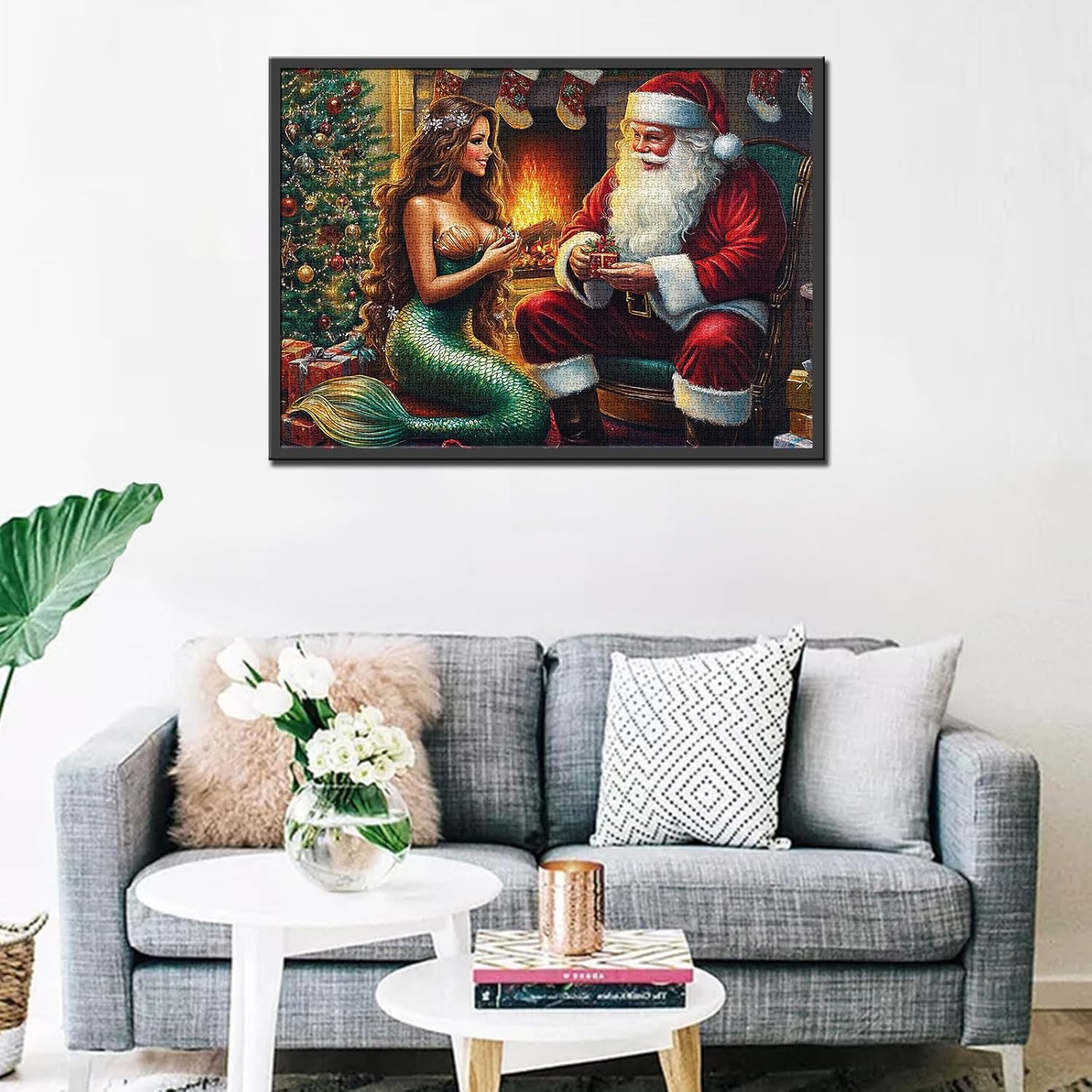 tucocoo-santa-mermaid-puzzle-1000-teile-meerjungfrau image 3