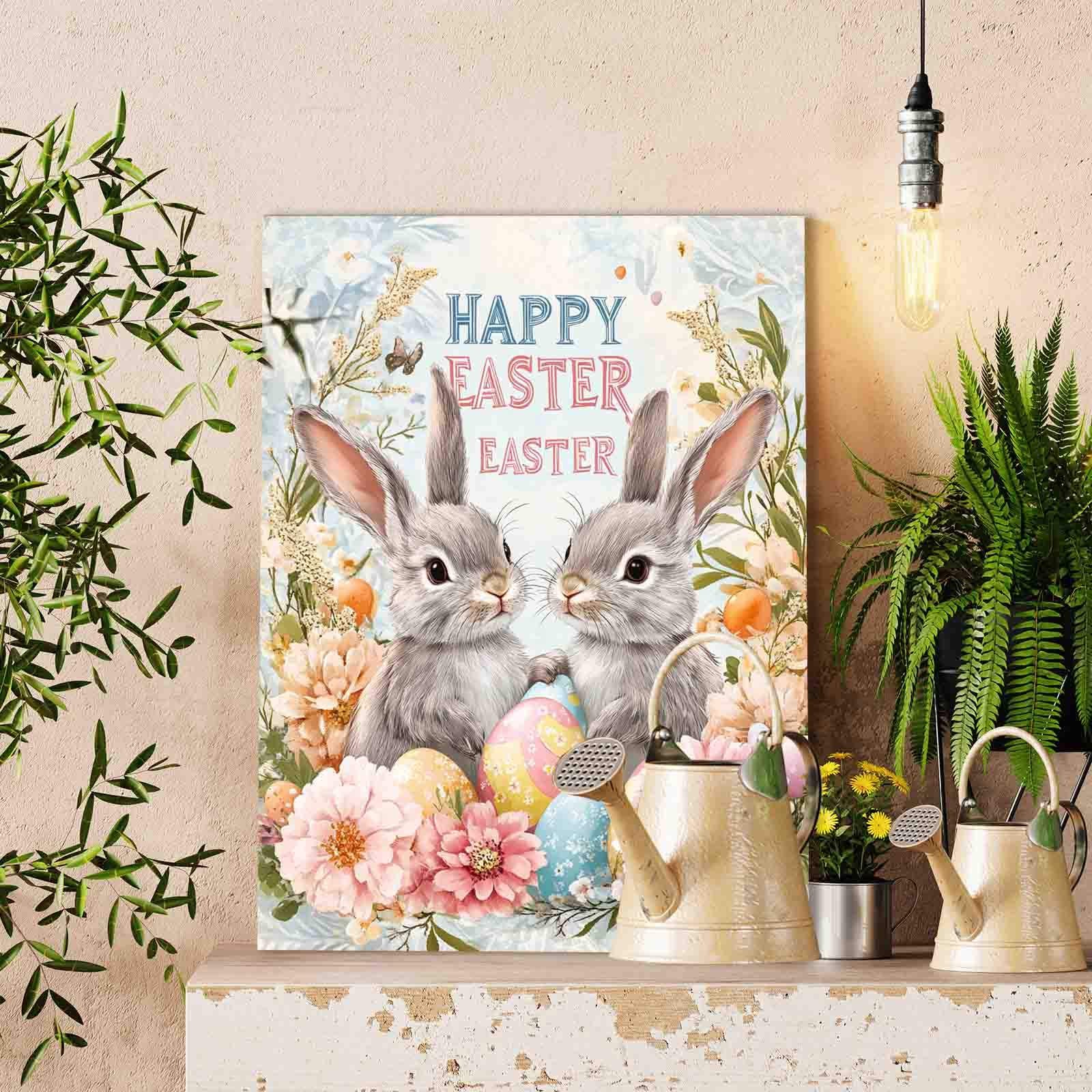 tucocoo-easter-bunnies-and-blossoms-malen-nach-zahlen-40x50-ohne-rahmen image 2