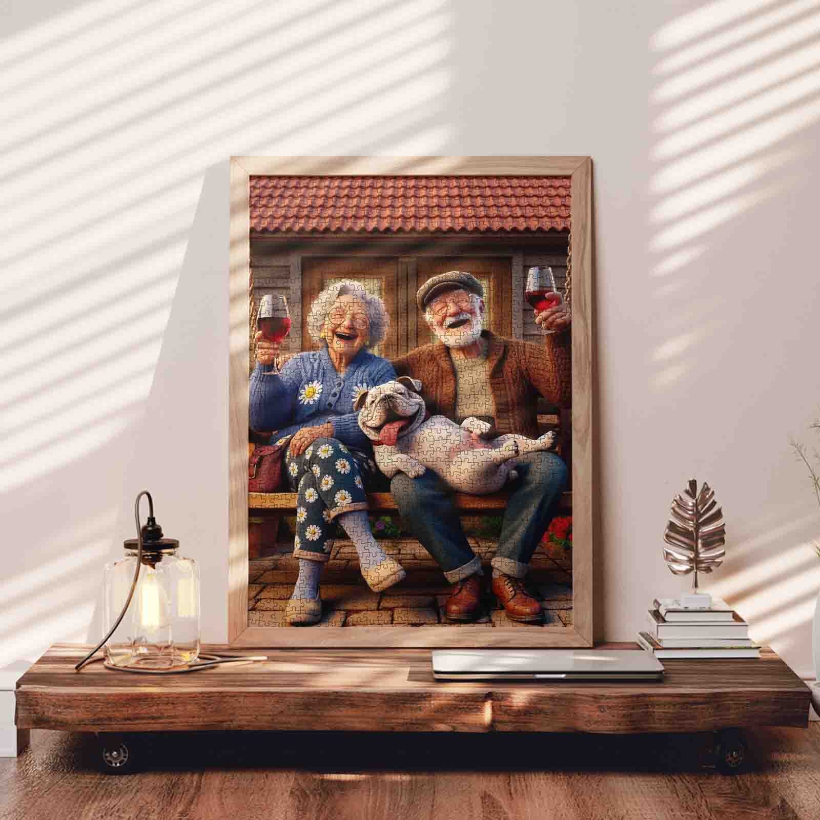 tucocoo-elderly-couple-dog-puzzle-1000-teile-senioren image 3