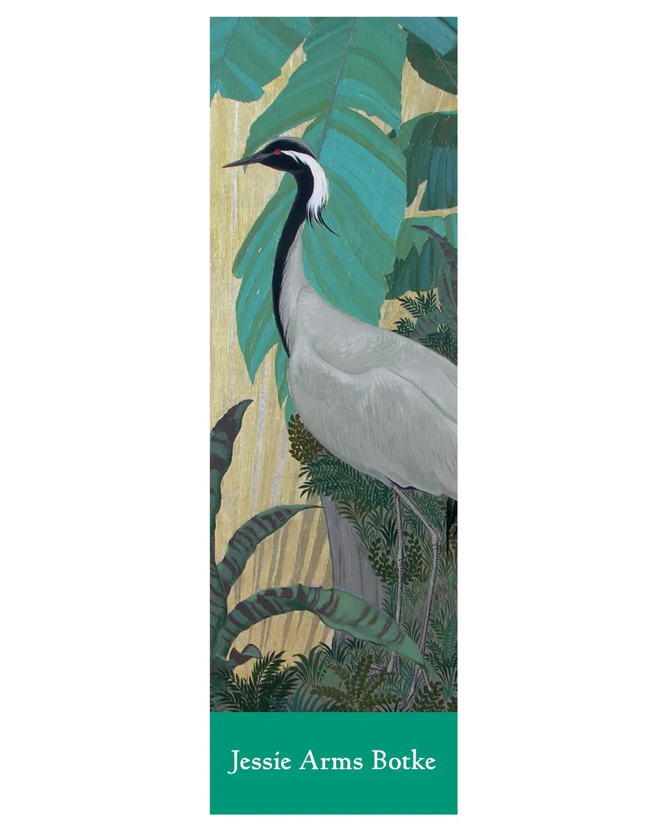 pomegranate-jessie-arms-botke-cranes-lesezeichen-kraniche image 1