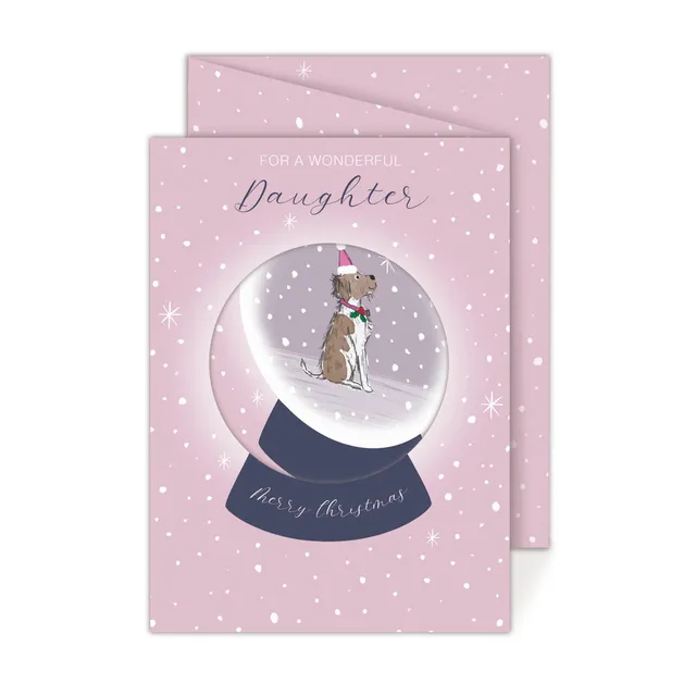 otter-house-christmas-tochter-hund-weihnachtskarte-einzeln image 1