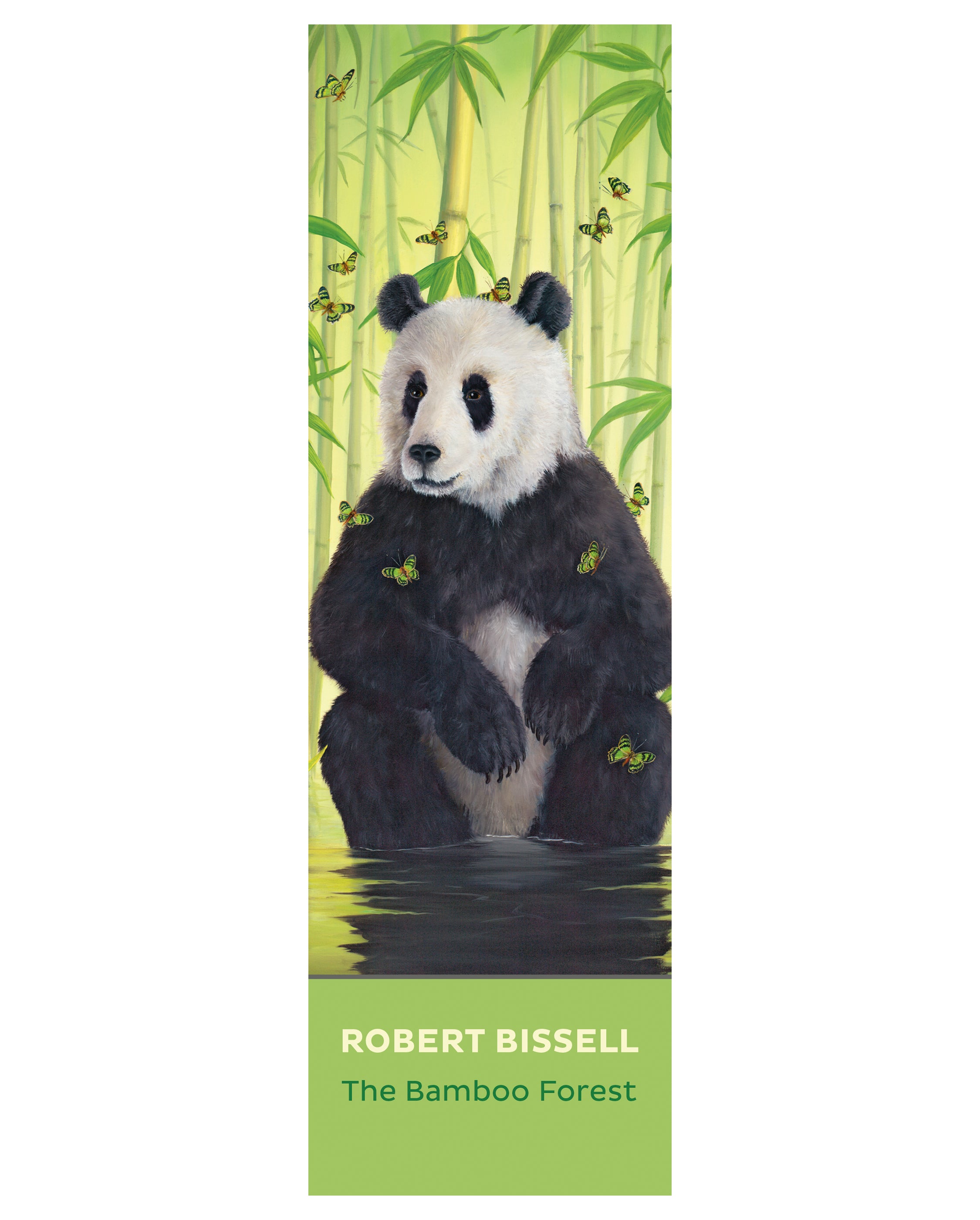 pomegranate-bookmarks-robert-bissell-bamboo-forest-lesezeichen-tiere image 1