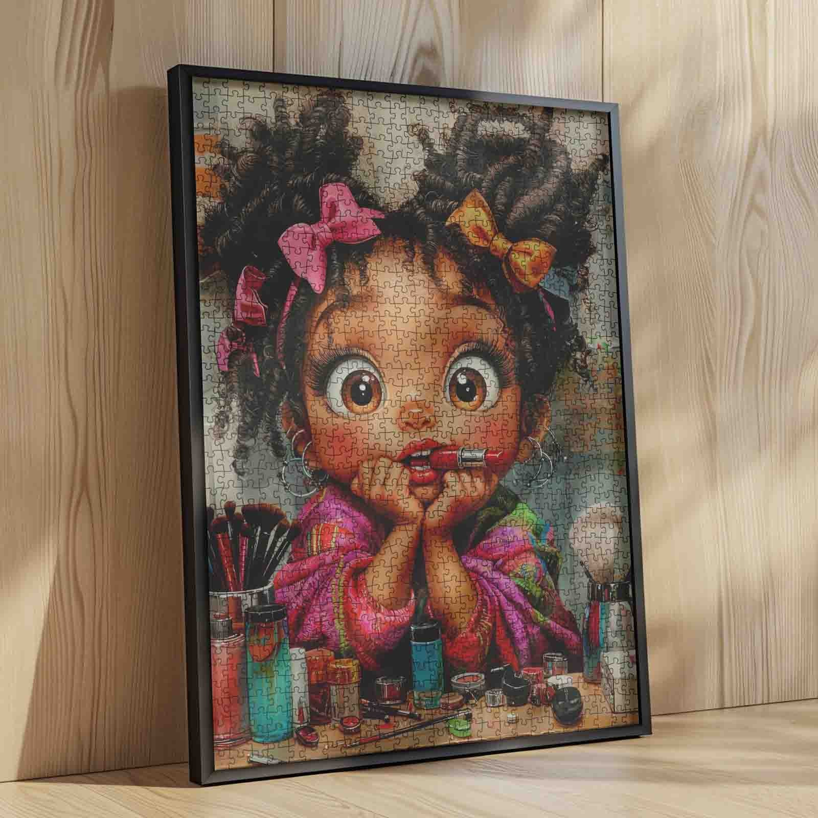 tucocoo-little-beauty-makeup-moment-puzzle-1000-teile-m-dchen image 4
