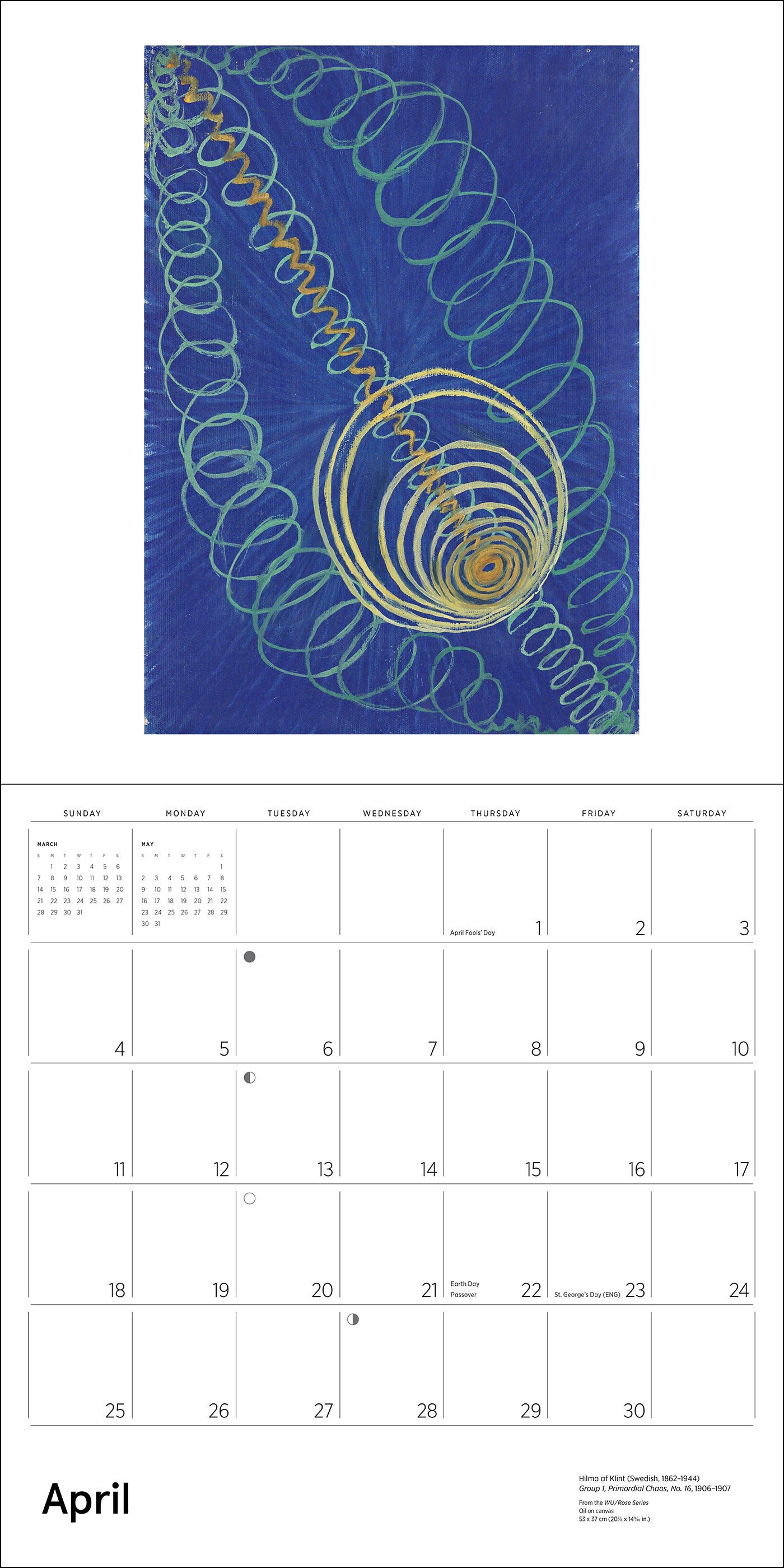 pomegranate-hilma-af-klint-original-abstraction-wandkalender-2027 image 6