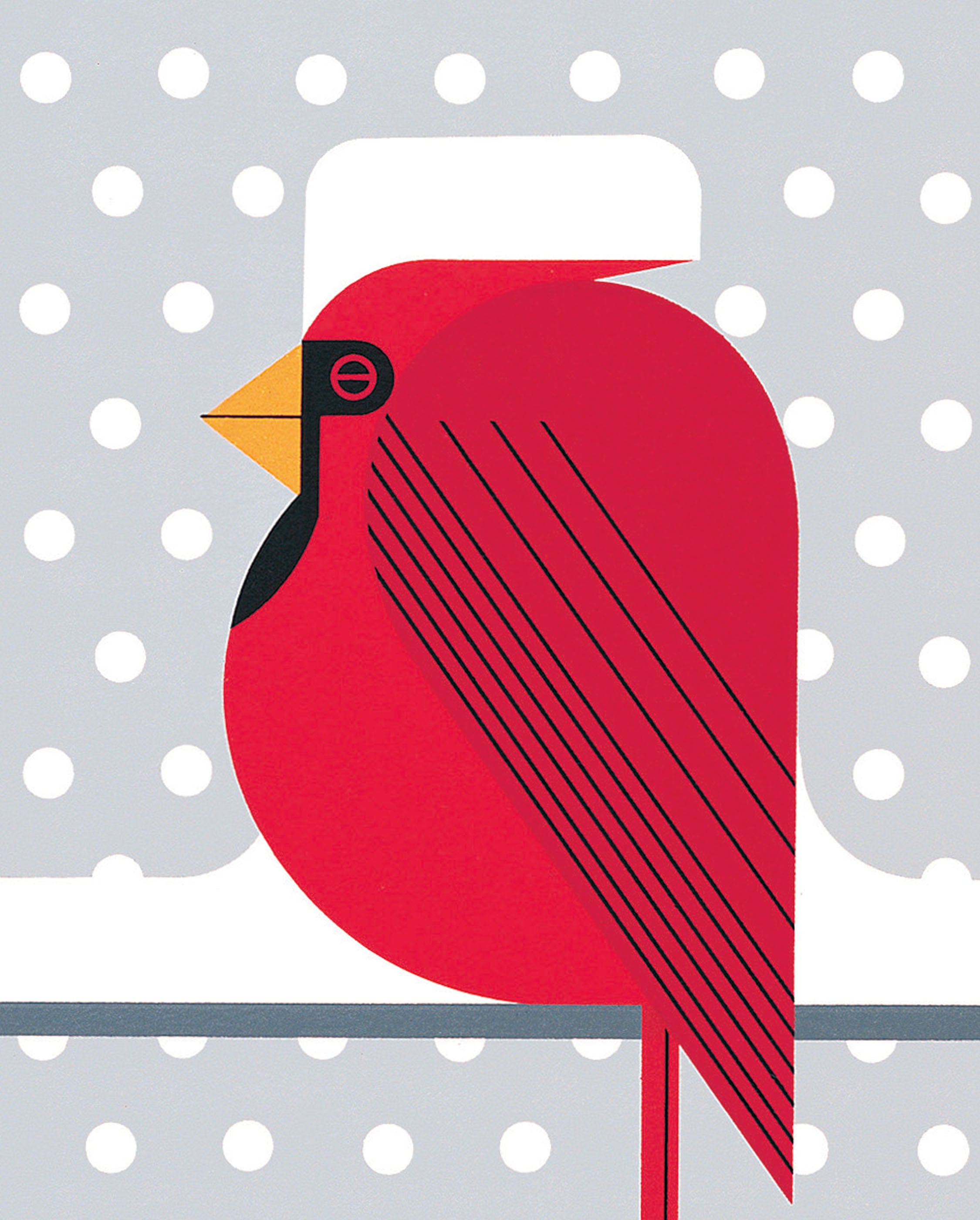 pomegranate-bookmarks-charley-harper-cool-cardinal-lesezeichen image 2