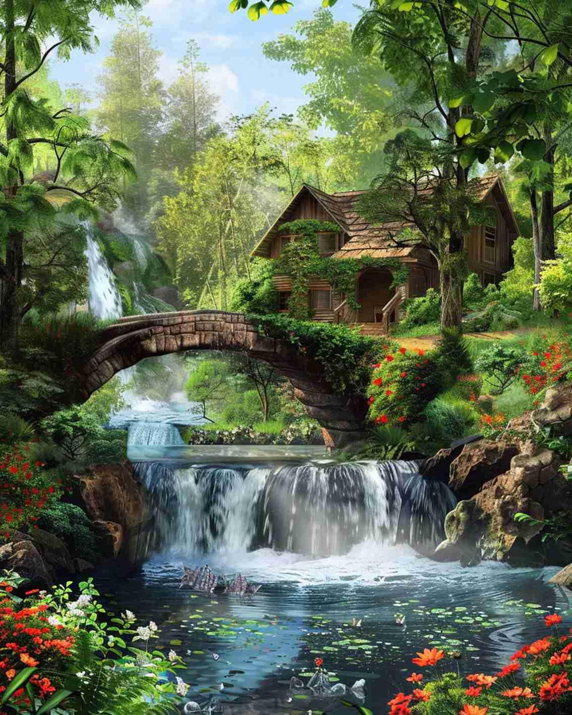 tucocoo-paint-by-numbers-cottage-malen-nach-zahlen-40x50 image 2