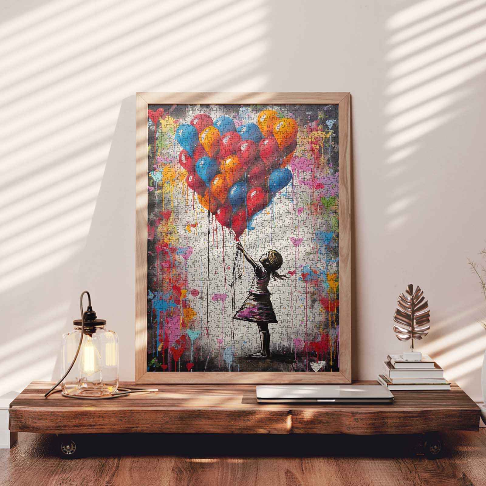 tucocoo-little-girl-balloon-puzzle-1000-teile-graffiti image 3