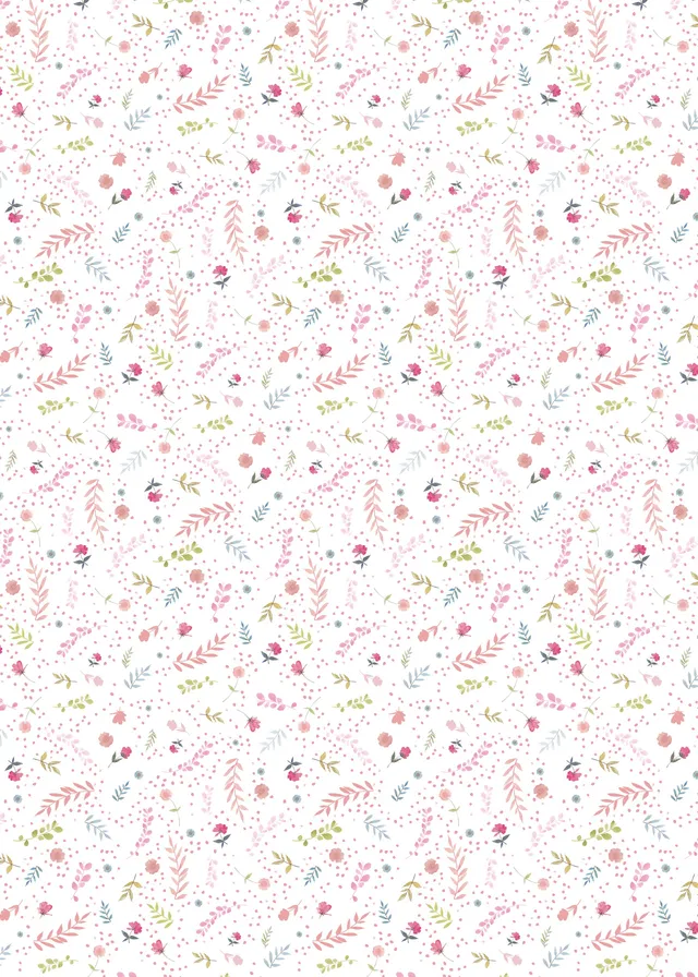 otter-house-pastel-floral-seidenpapier-3-blatt-geschenk image 1