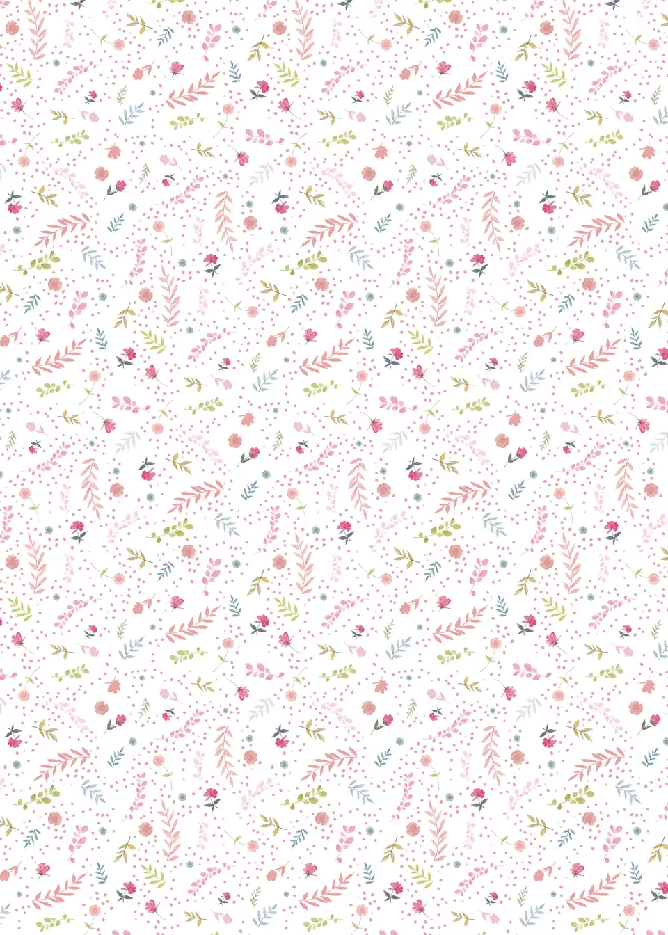 otter-house-pastel-floral-seidenpapier-3-blatt-geschenk image 1