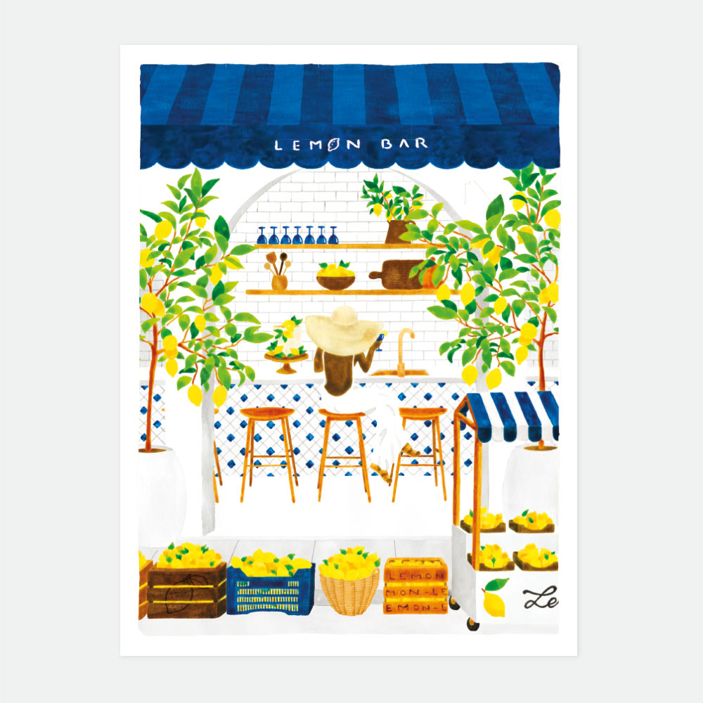all-the-ways-to-say-amalfi-coast-poster-zitronenmarkt-italien image 1