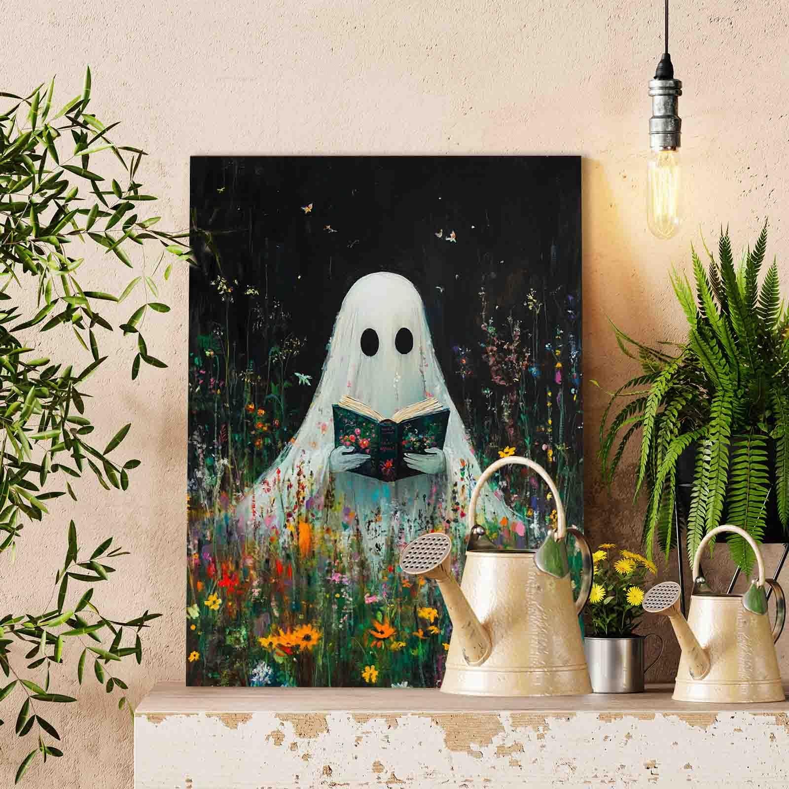 tucocoo-reading-ghost-wildflowers-malen-nach-zahlen-halloween image 2