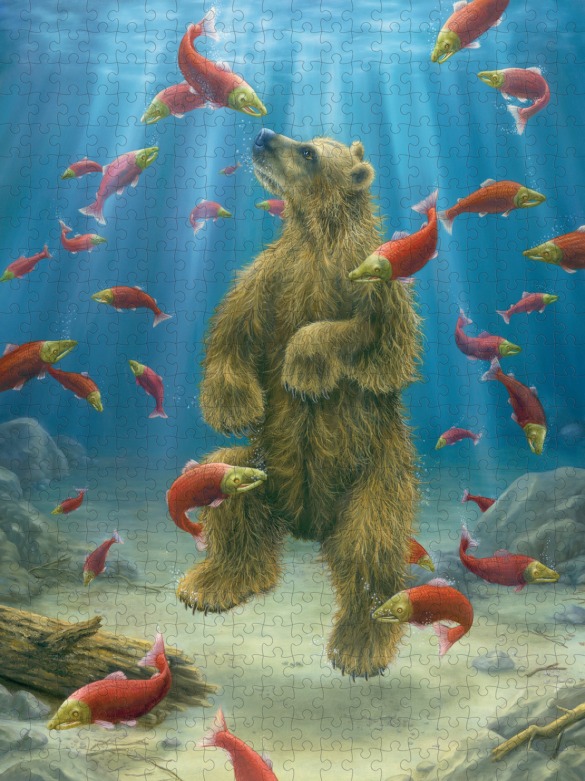 pomegranate-robert-bissell-the-swimmer-puzzle-500-teile-b-r image 2
