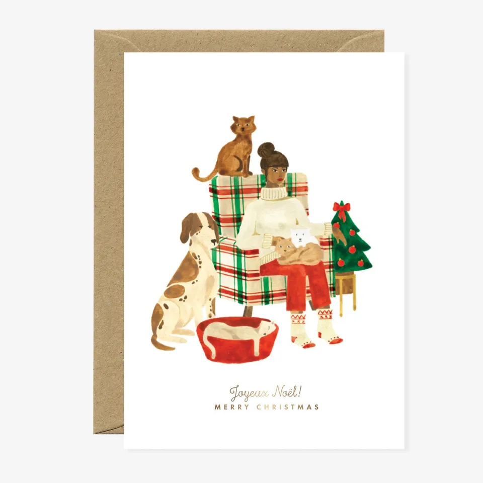 all-the-ways-to-say-christmas-family-weihnachtskarte-a6 image 1