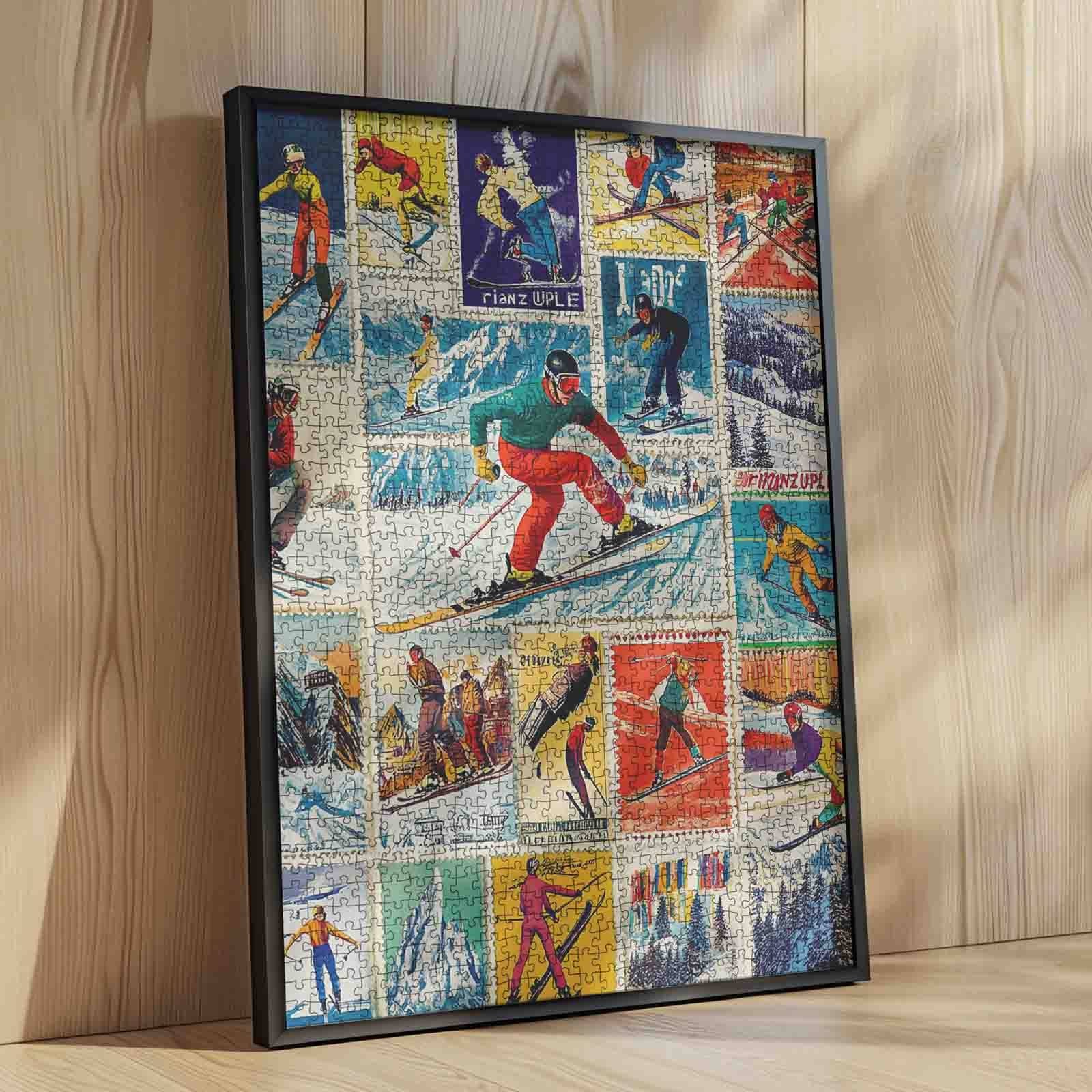 tucocoo-vintage-ski-adventure-puzzle-1000-teile-sport image 4