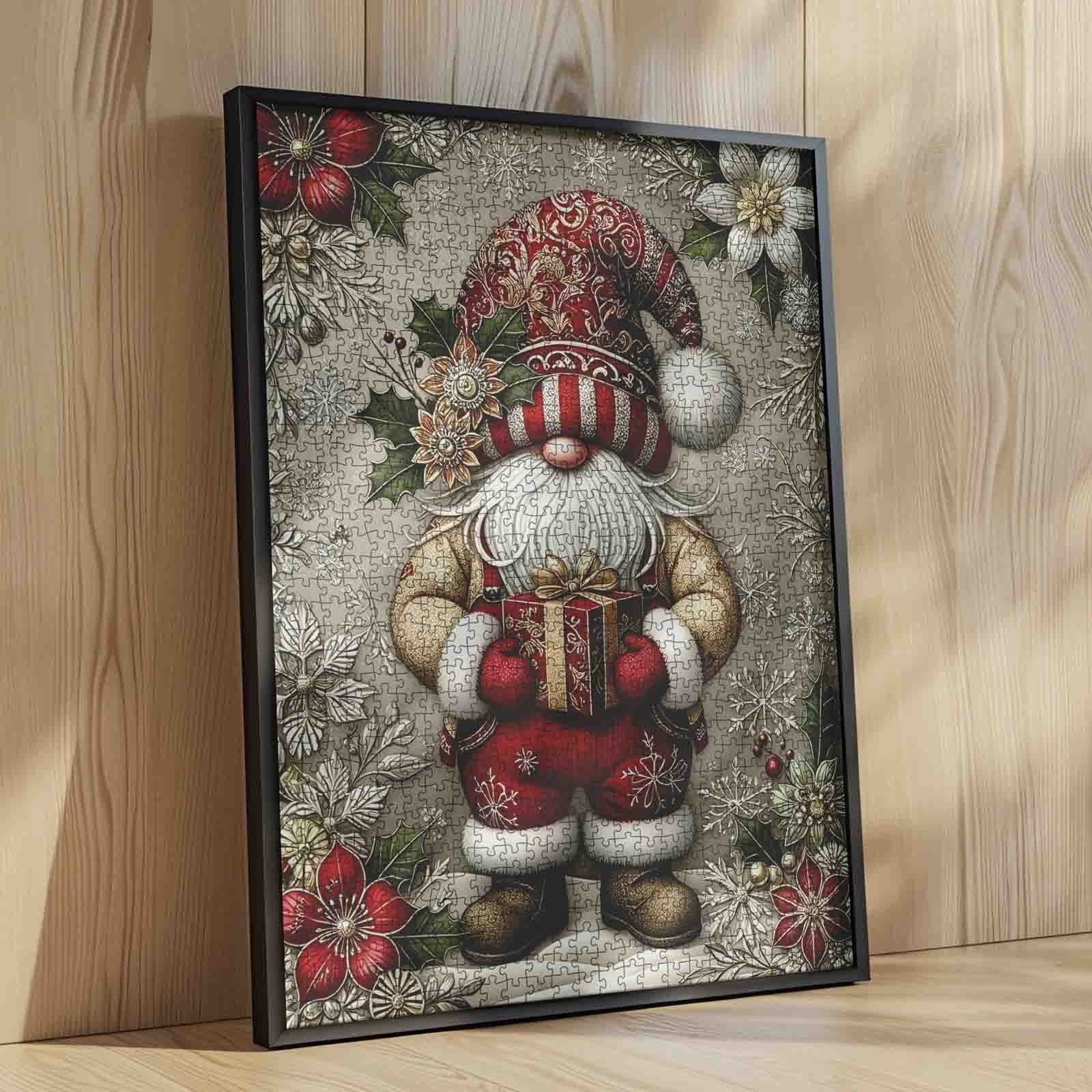 tucocoo-santa-gnome-with-gift-puzzle-1000-teile-weihnachten image 4