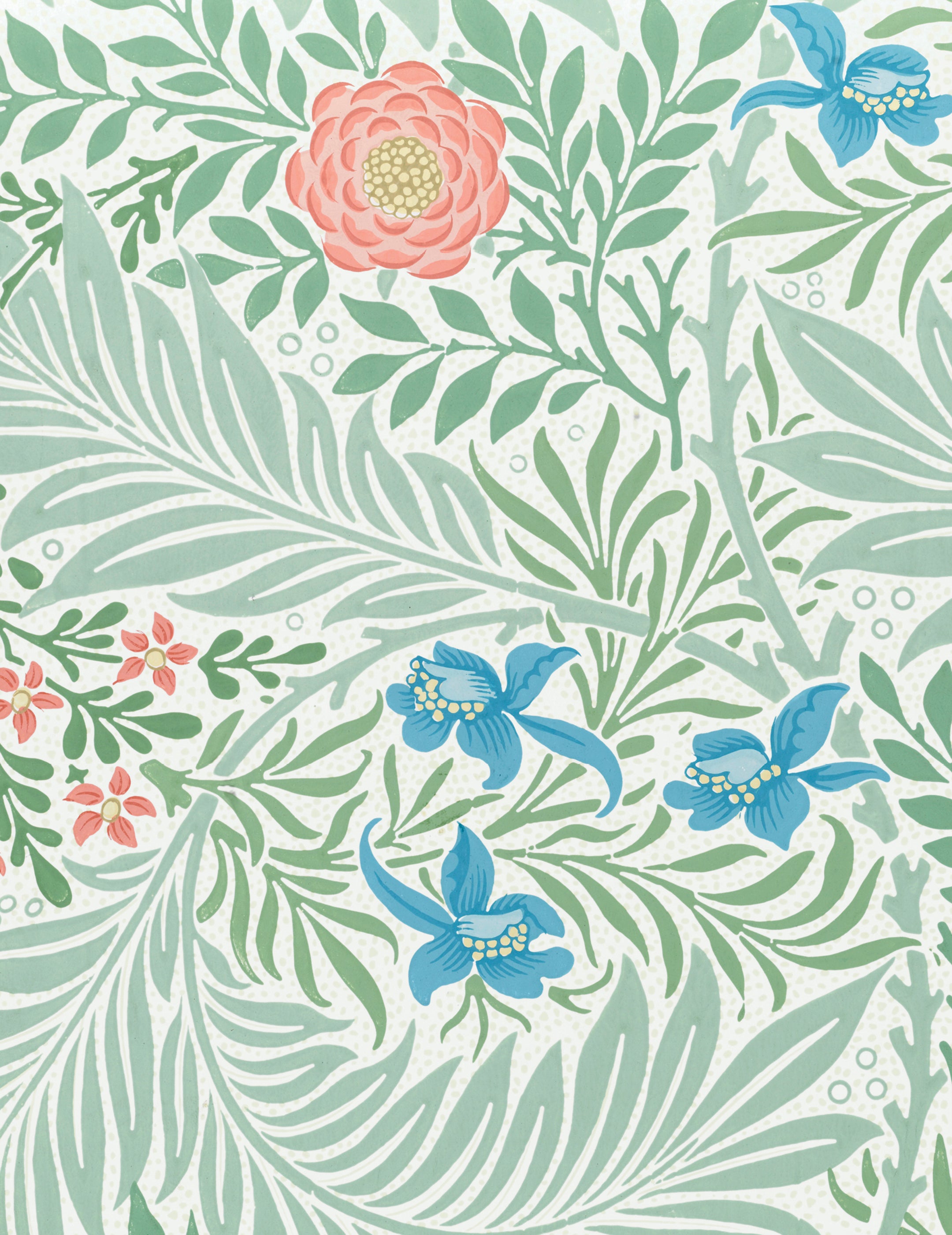 pomegranate-william-morris-kartenbox-gru-karten-florale-muster image 5