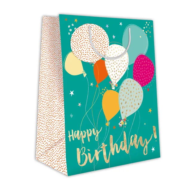 otter-house-gift-bag-medium-balloons-geschenkt-te-mittel-sterne image 1