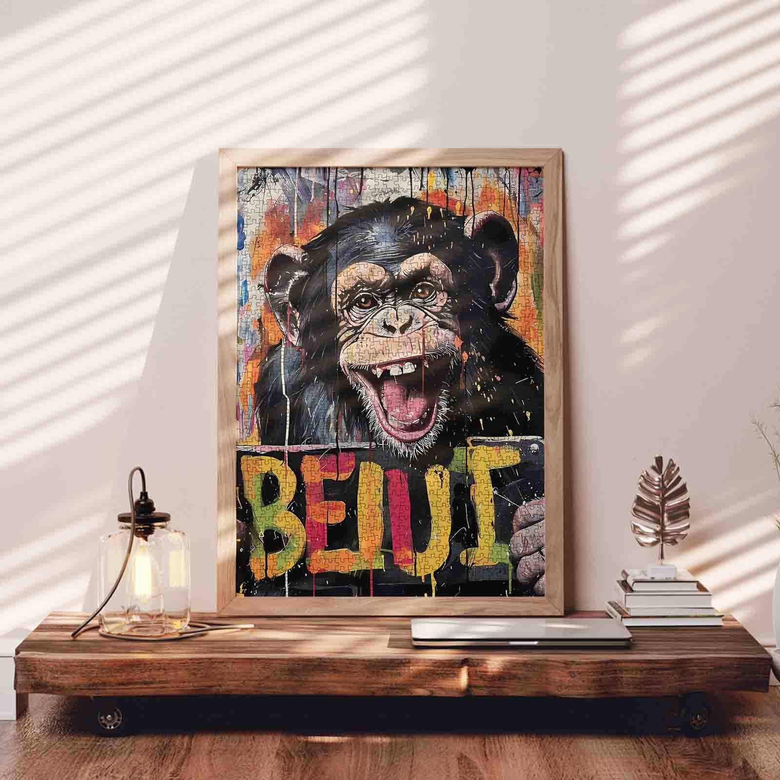 tucocoo-colorful-monkey-graffiti-puzzle-1000-teile-bunt image 3