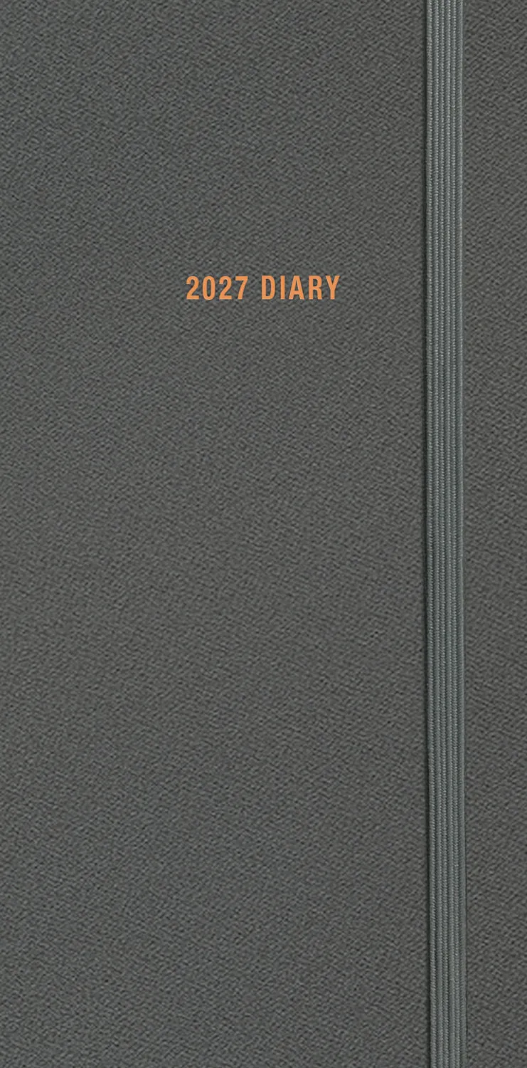 otter-house-fashion-diary-charcoal-slim-tagebuch-2027 image 1