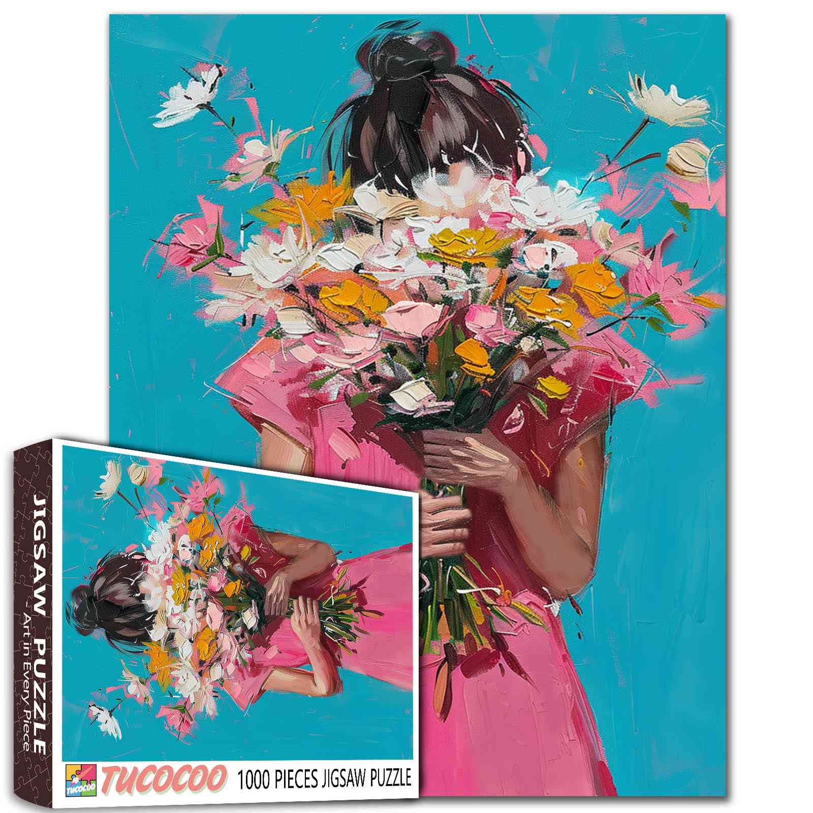 tucocoo-blooming-moments-puzzle-1000-teile-frau image 1