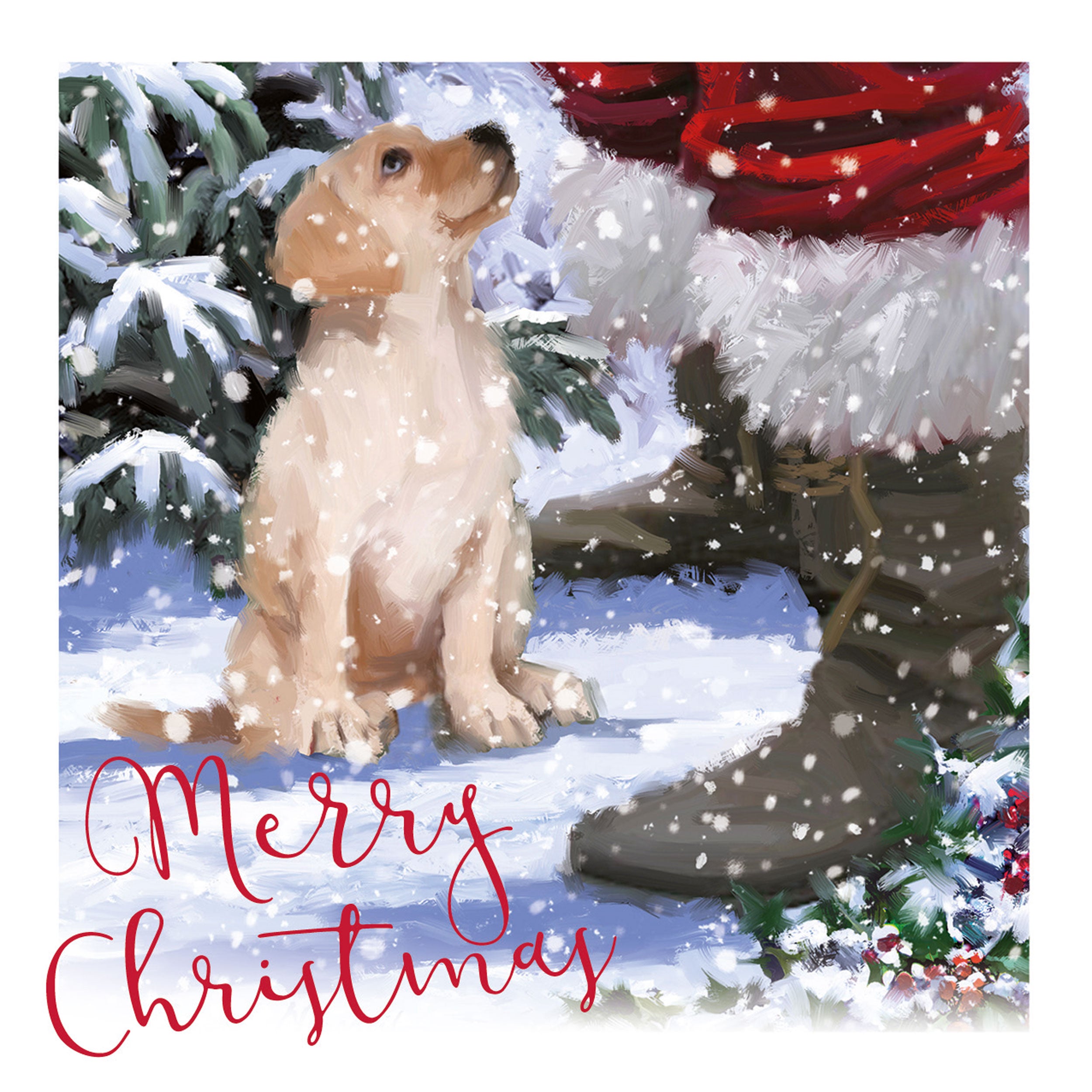 otter-house-christmas-my-friend-santa-weihnachtskarten-pack-hund image 1