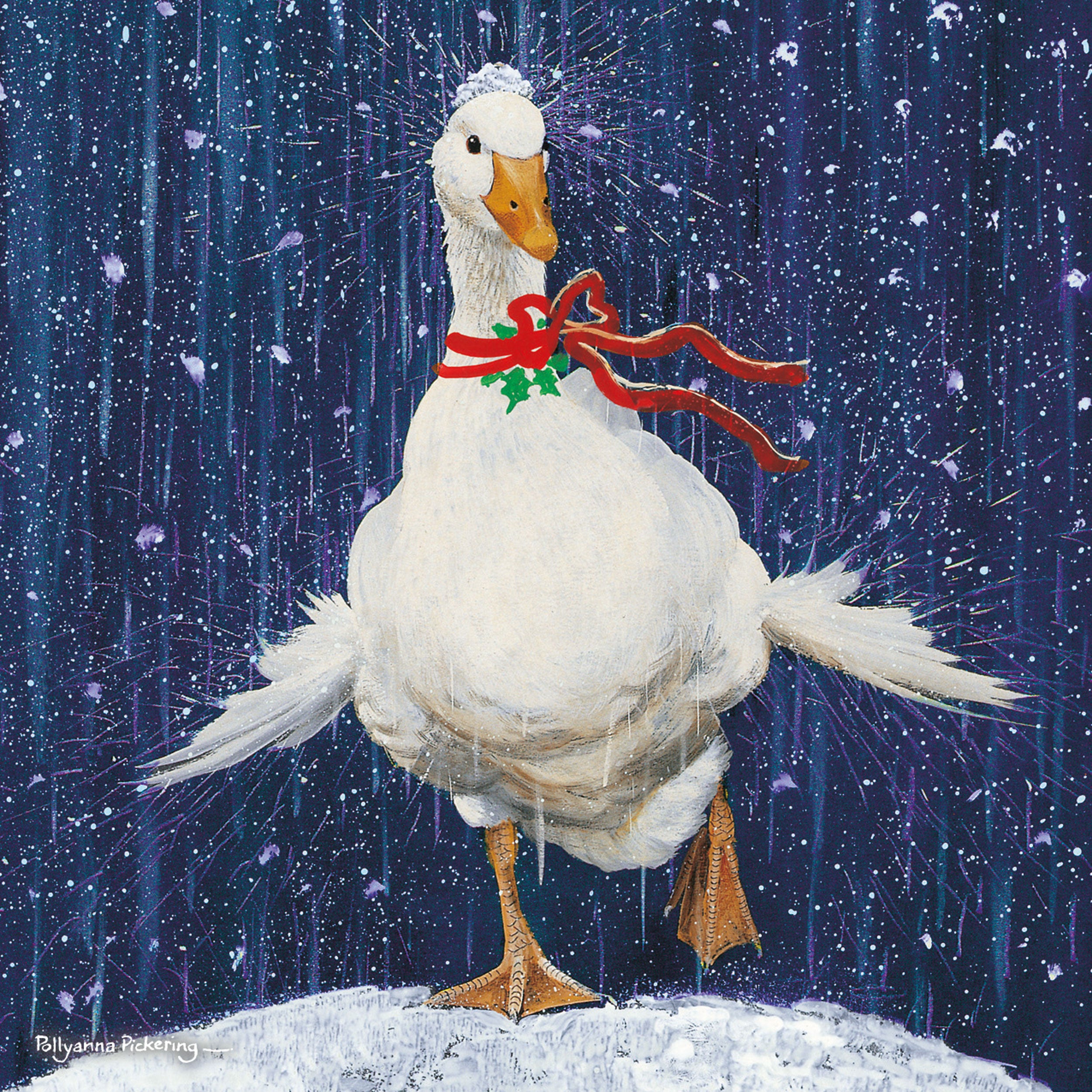 otter-house-christmas-goose-weihnachtskarten-10er-pack-charity image 1