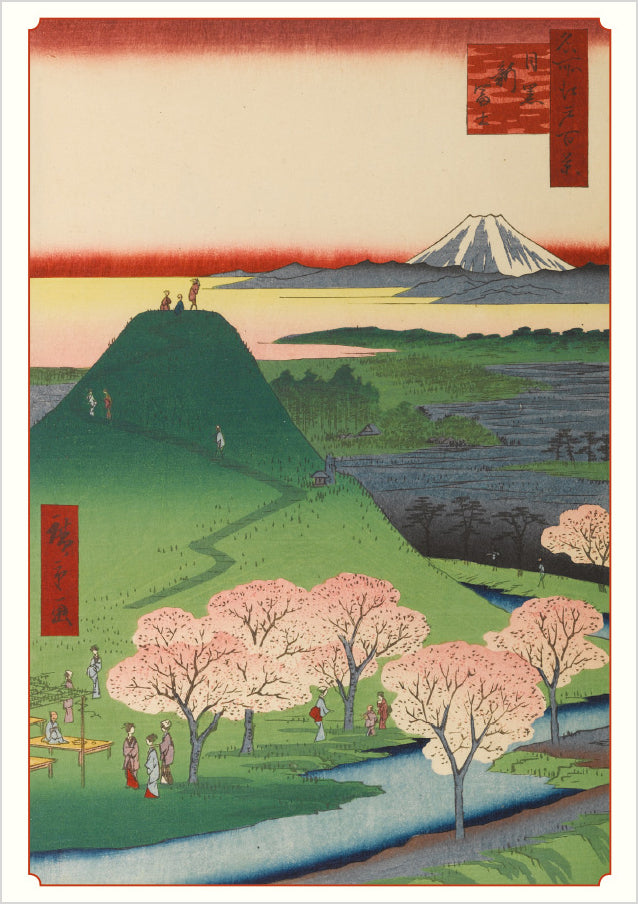 pomegranate-hiroshige-cherry-blossoms-notecards-20er-box image 4