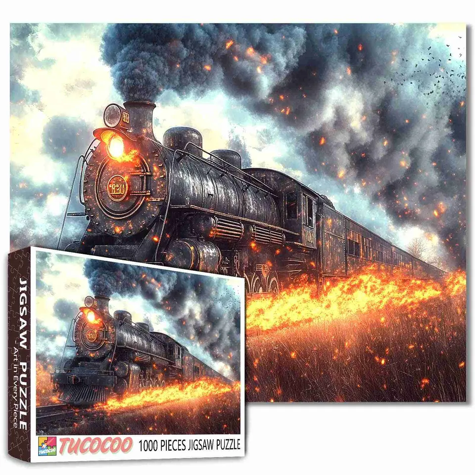 tucocoo-inferno-express-puzzle-1000-teile-lokomotive image 1