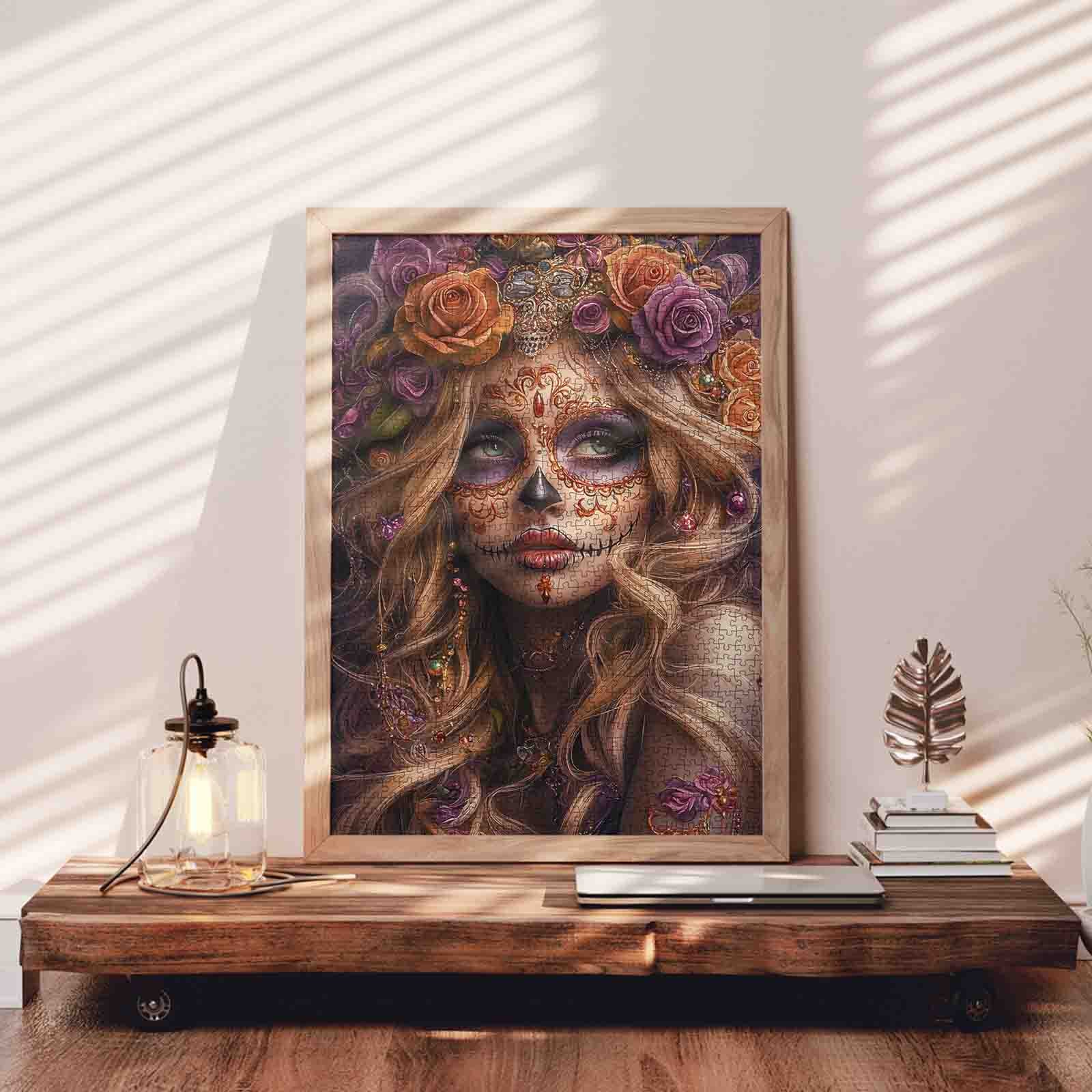 tucocoo-sugar-skull-beauty-puzzle-1000-teile-totenkopf image 3