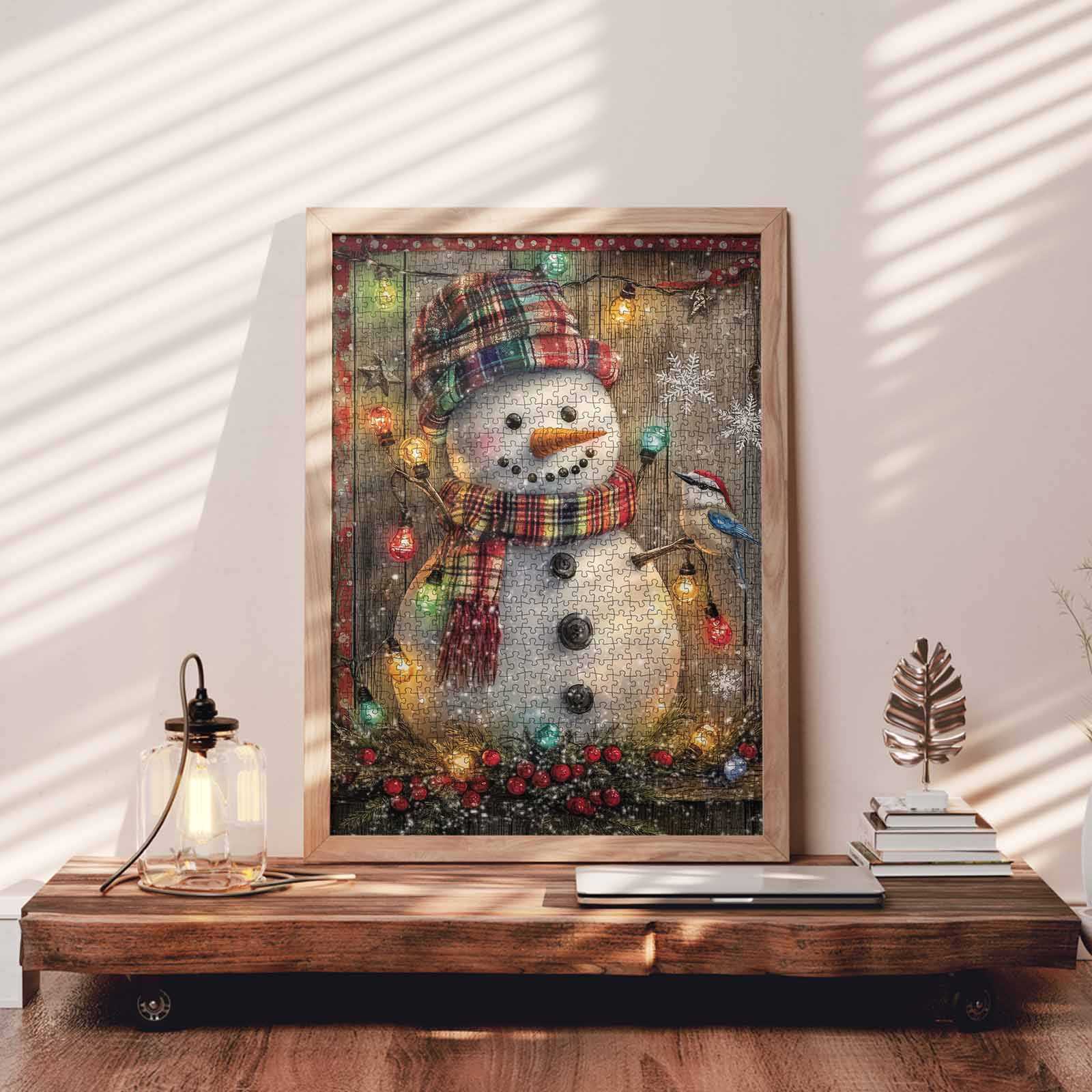 tucocoo-festive-snowman-lights-puzzle-1000-teile-weihnachten image 3