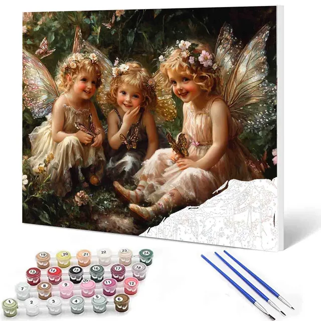 tucocoo-paint-by-numbers-garden-fairy-friends-malen-nach-zahlen-40x50 image 1