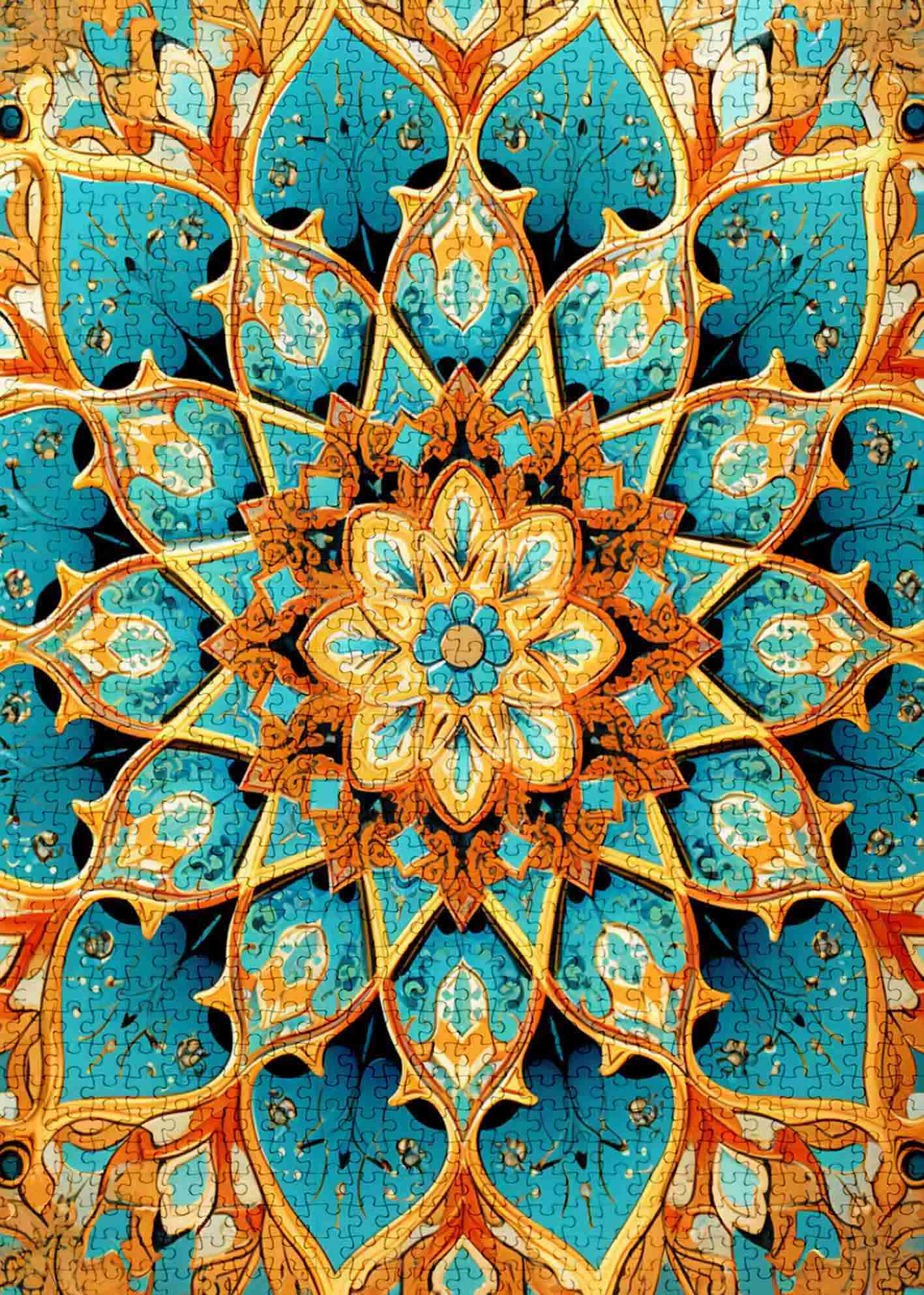 tucocoo-jigsaw-radiant-floral-mandala-puzzle-1000-teile-blumen image 2