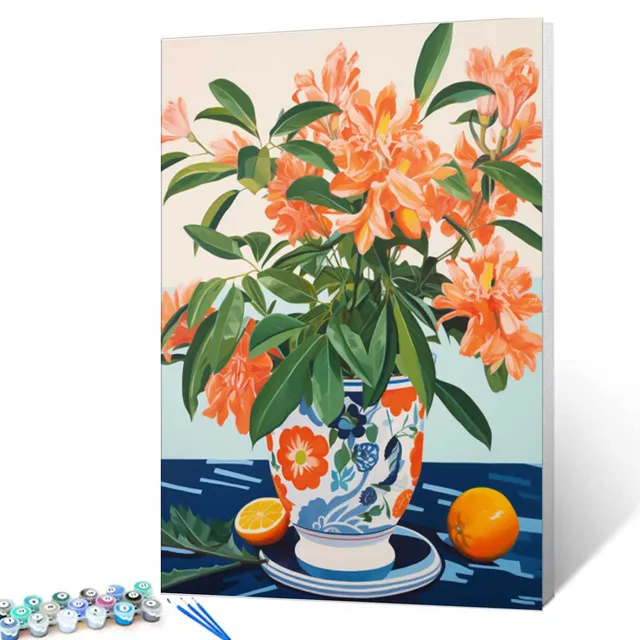 tucocoo-floral-bouquet-oranges-malen-nach-zahlen-40x50cm image 1