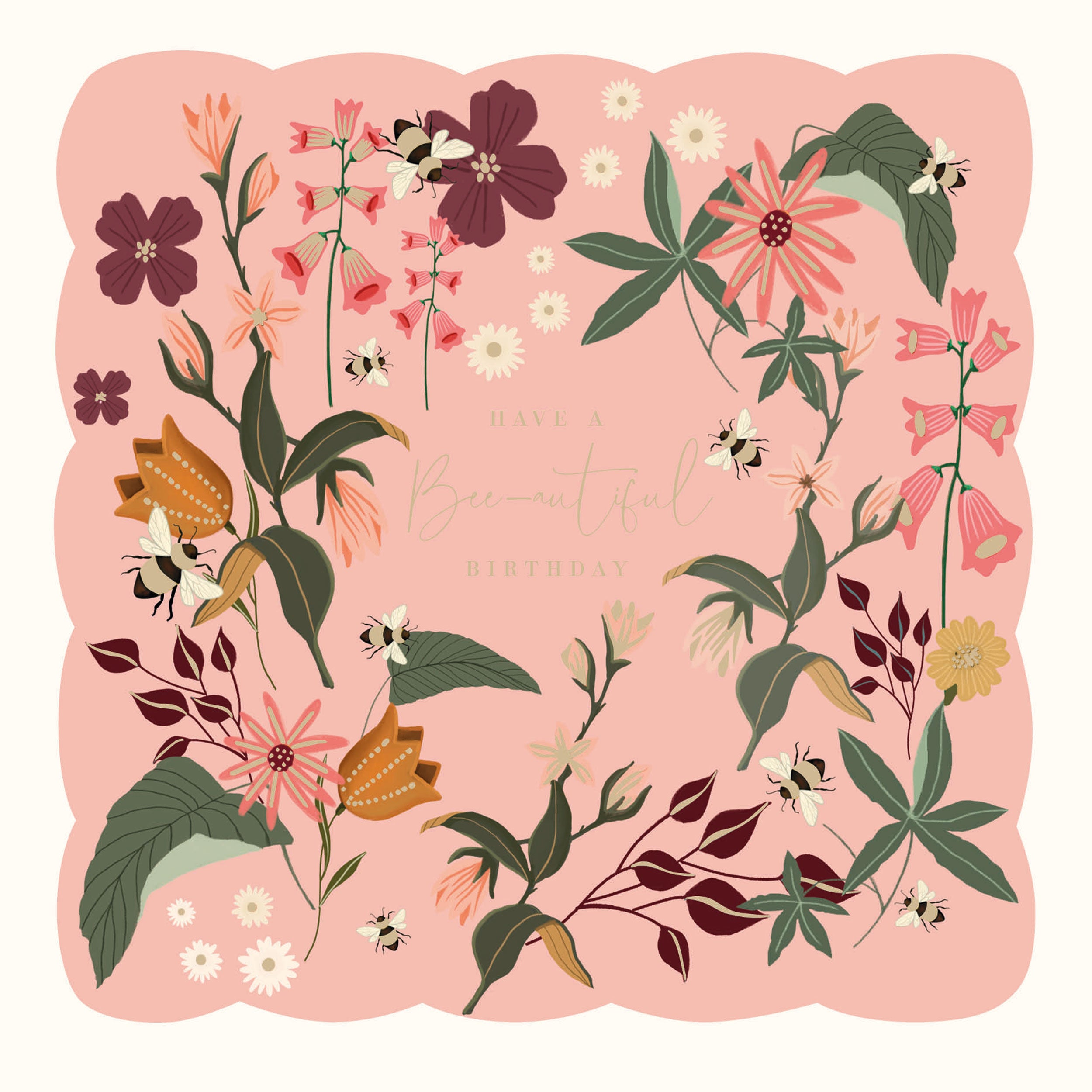 otter-house-fairy-bells-gru-karte-bee-catchers-floral image 1