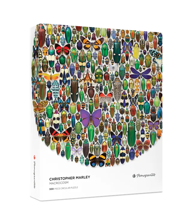 pomegranate-christopher-marley-macrocosm-puzzle-500-teile-rund image 1
