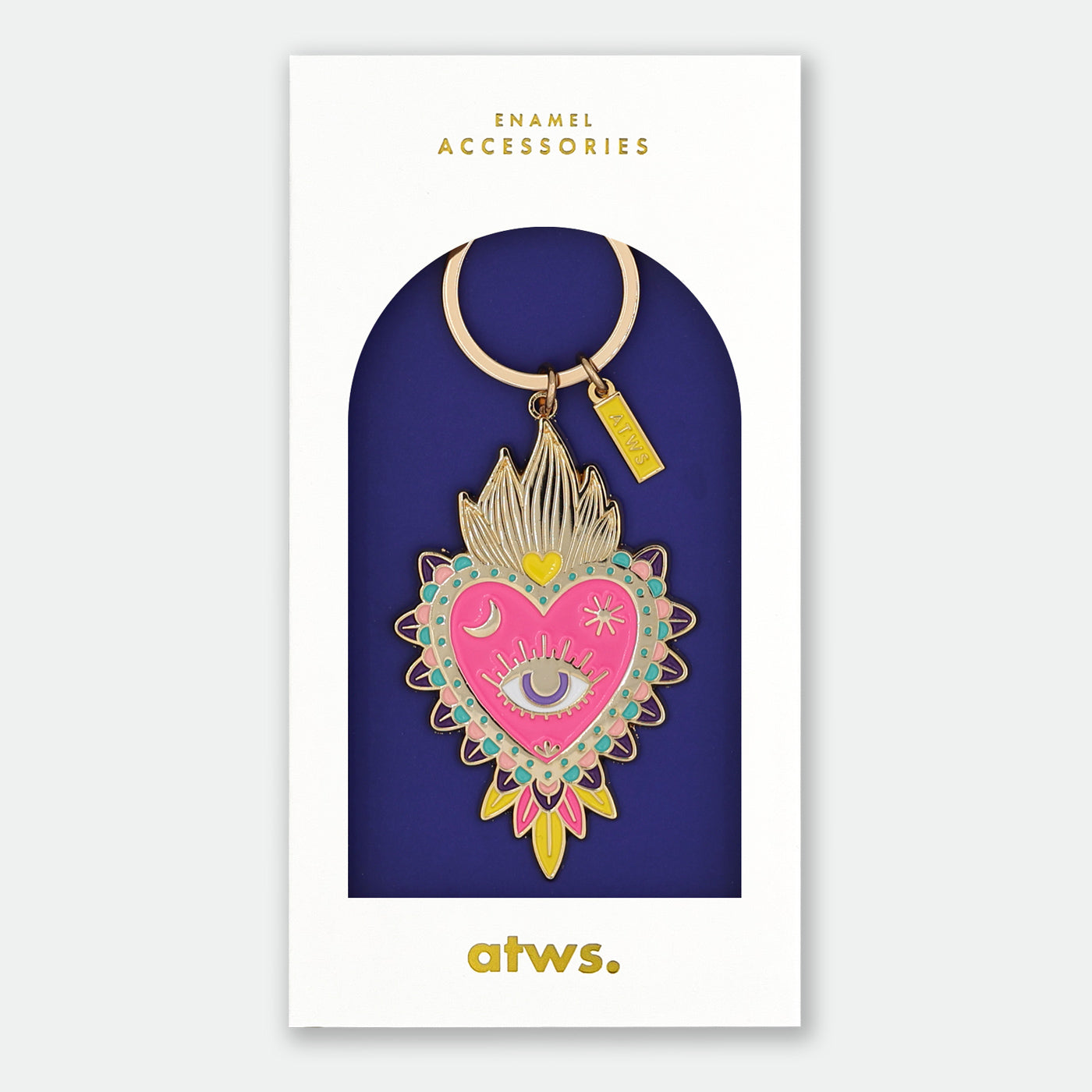 all-the-ways-to-say-ex-voto-schl-sselanh-nger-emaille-gold image 1