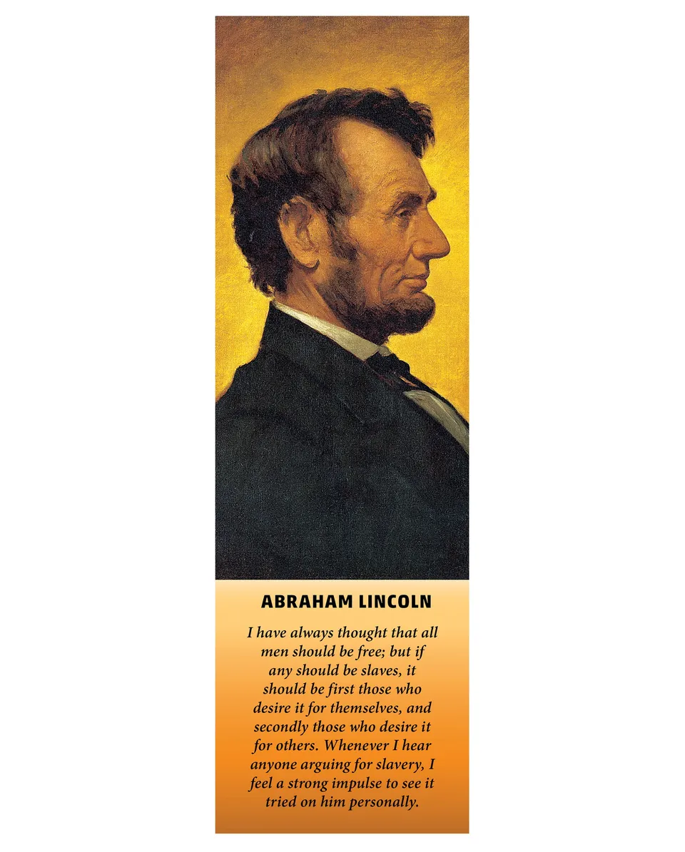 pomegranate-bookmarks-abraham-lincoln-lesezeichen-geschichte image 1