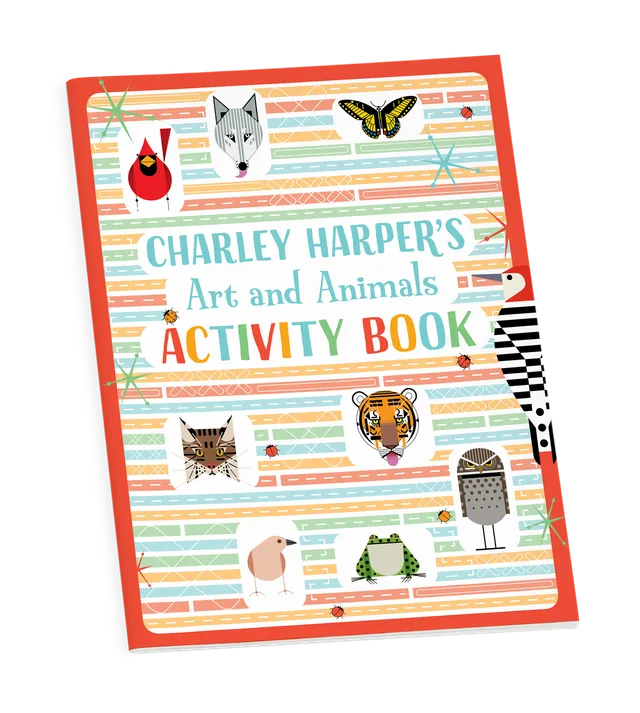 pomegranate-charley-harper-activity-book-tiere image 1