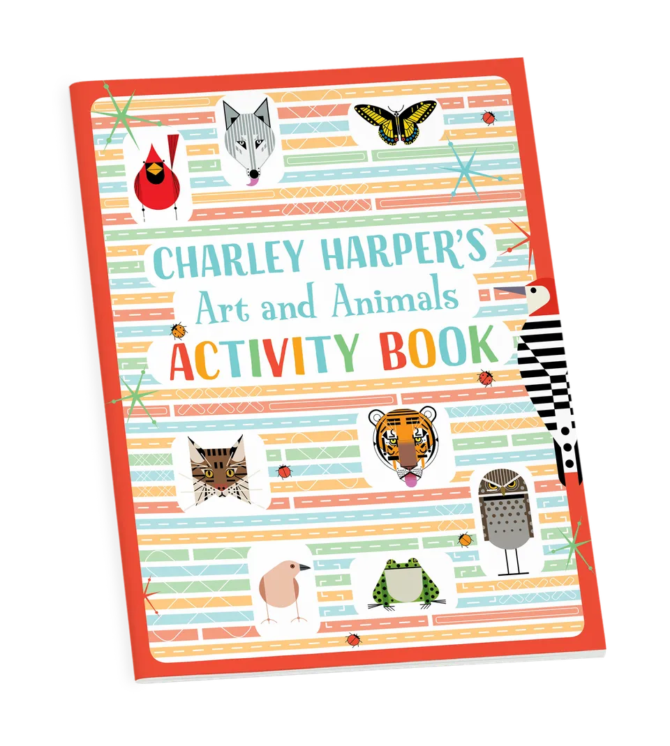 pomegranate-charley-harper-activity-book-tiere image 1