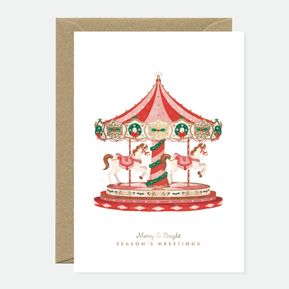 all-the-ways-to-say-carroussel-gru-karte-weihnachten-karussell-a6 image 1