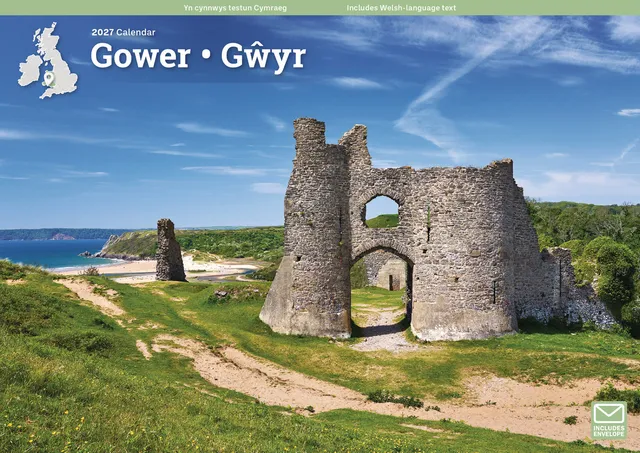otter-house-gower-a4-kalender-2027-wandkalender-monatskalender image 1