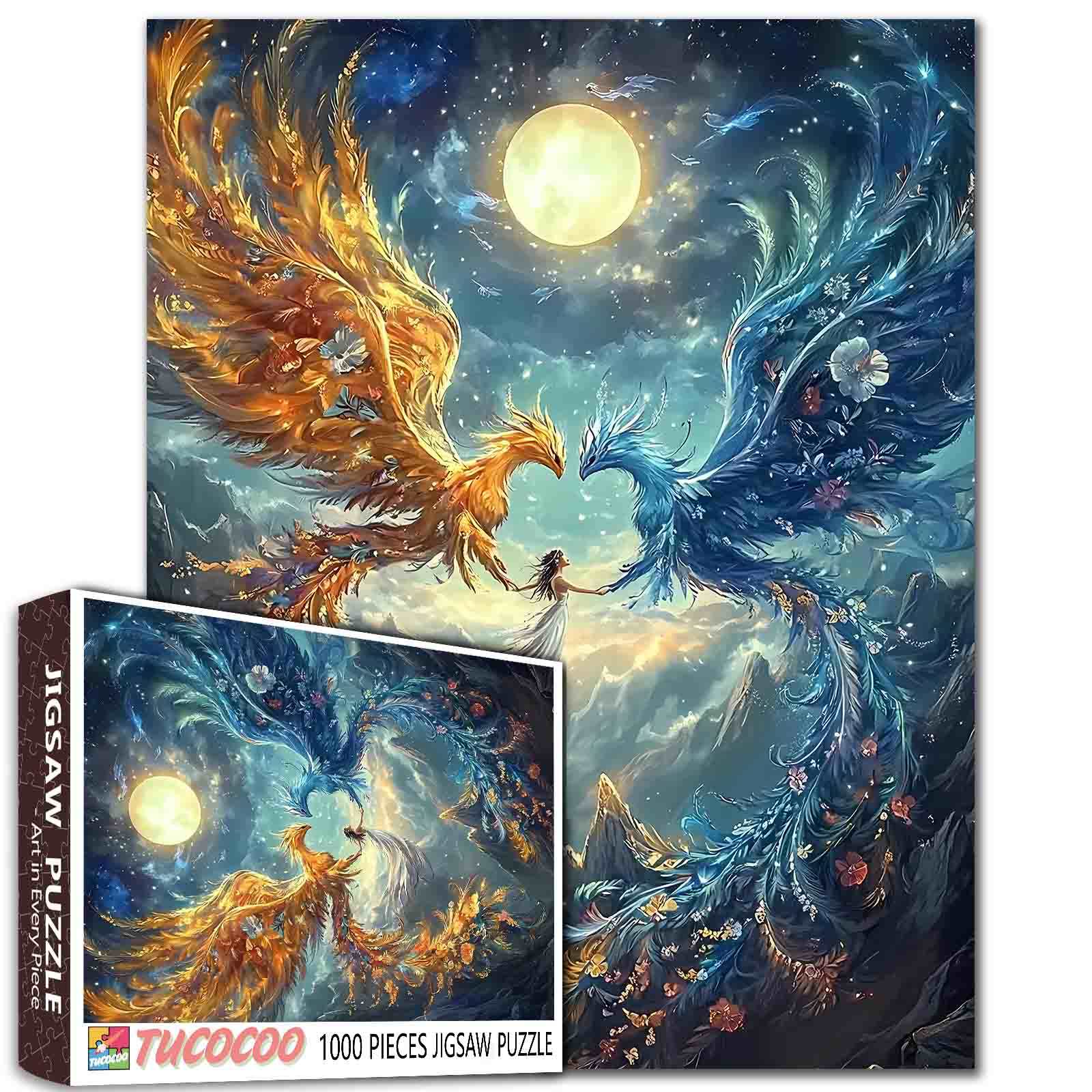 tucocoo-celestial-phoenix-dance-puzzle-1000-teile-fantasy image 1