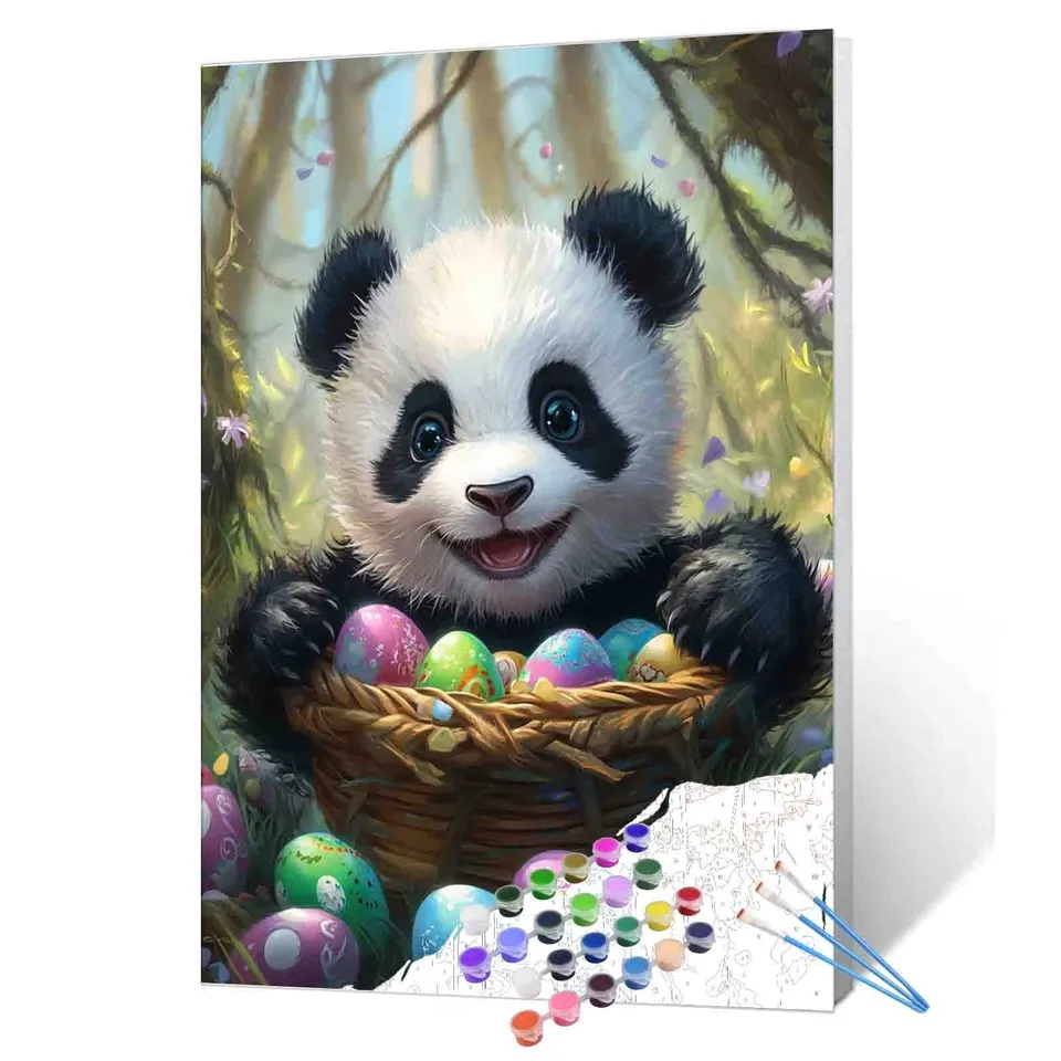 tucocoo-paint-by-numbers-happy-panda-easter-malset-40x50-ostern image 1