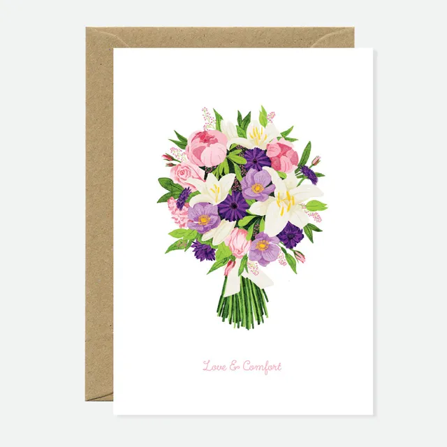 all-the-ways-to-say-love-comfort-bouquet-a6-trostkarte image 1