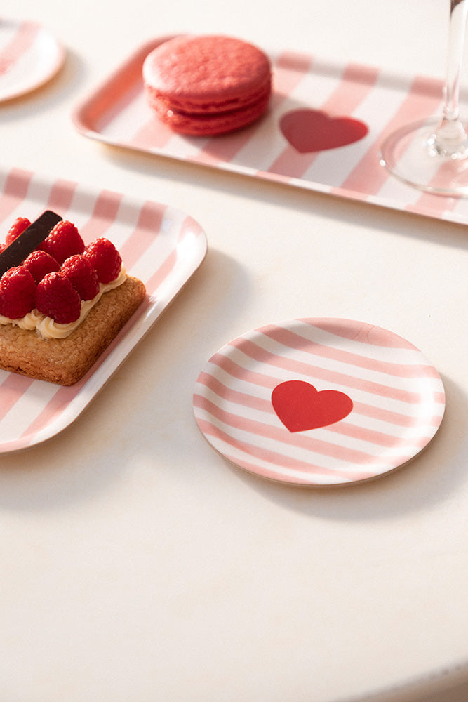 all-the-ways-to-say-pink-stripes-untersetzer-holz-herz-11cm image 2