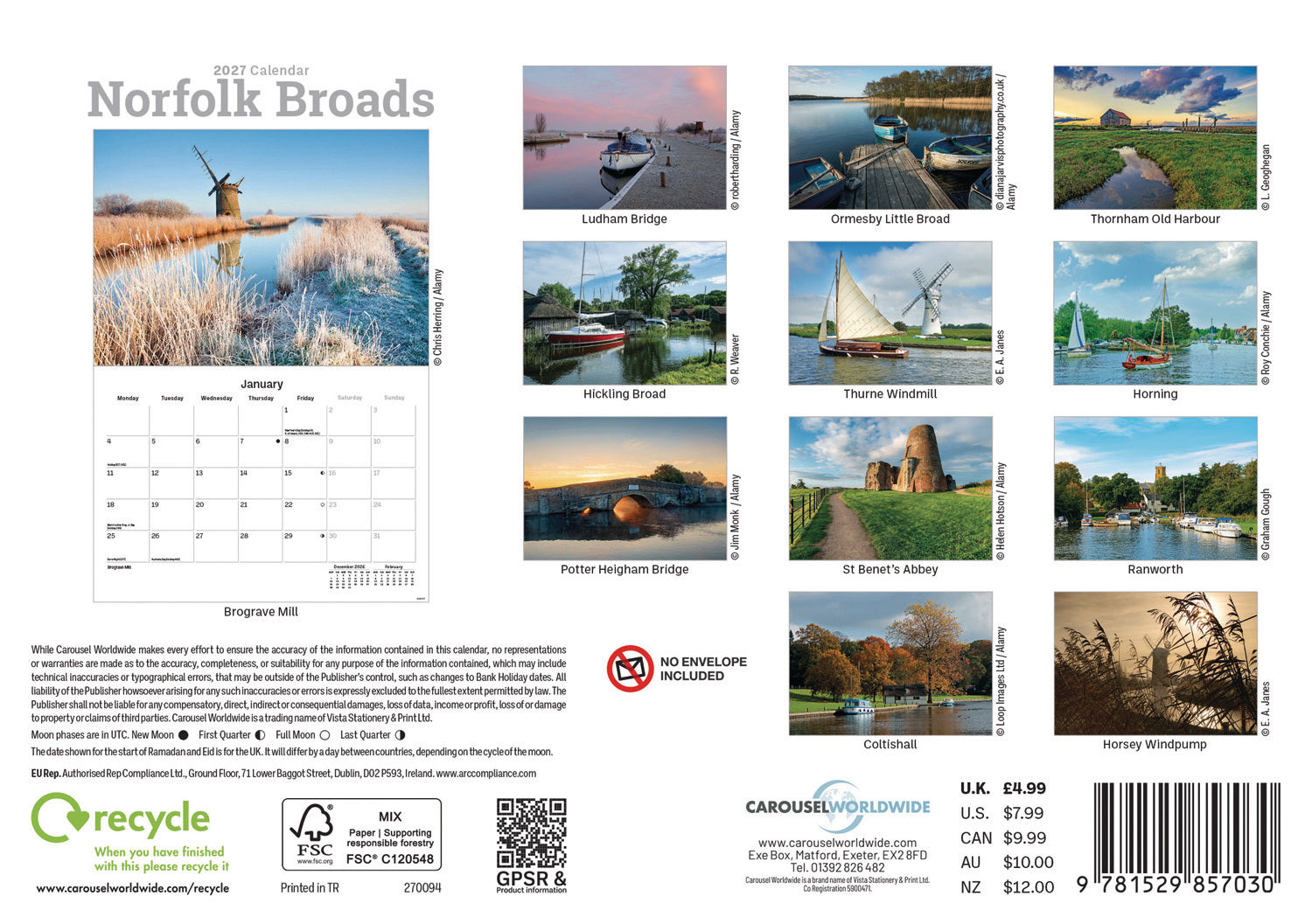 otter-house-norfolk-broads-a5-kalender-2027-wandkalender-region image 2
